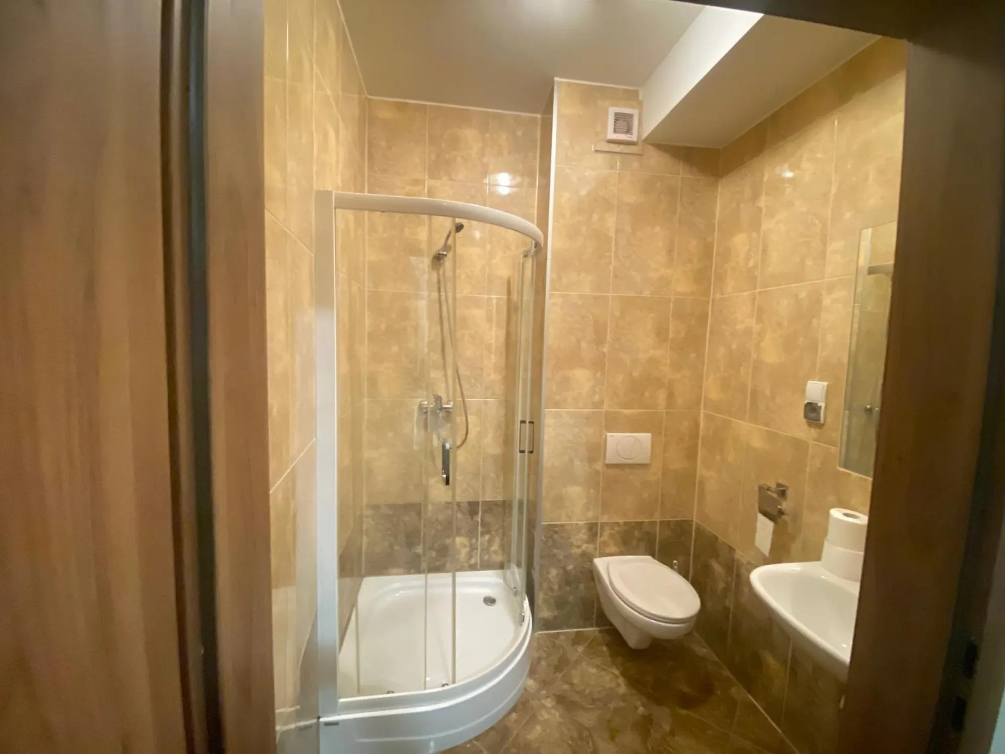 Bathroom in Pensjonat Lew Jaskiniowy