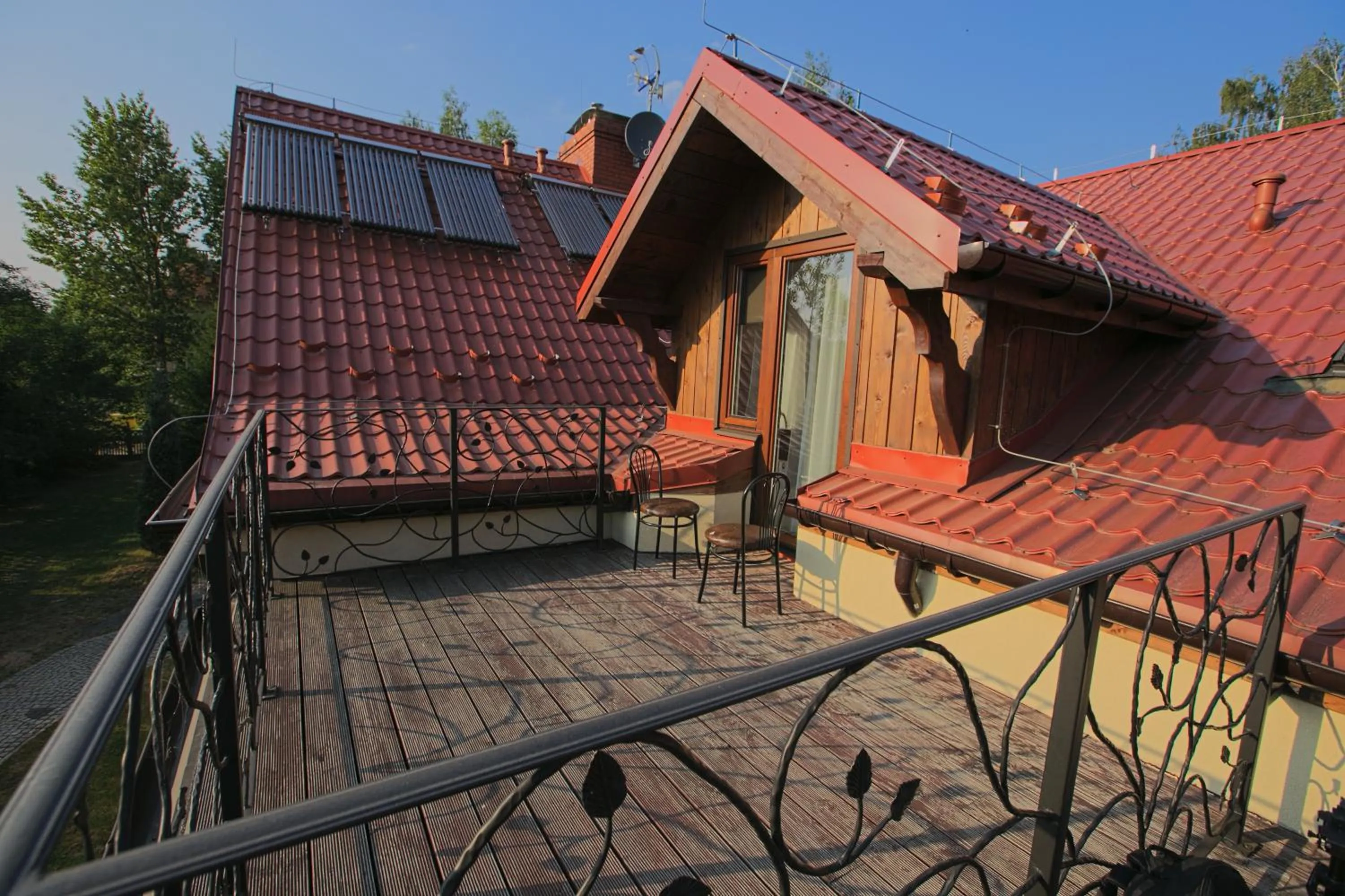 Balcony/Terrace in Pensjonat Lew Jaskiniowy