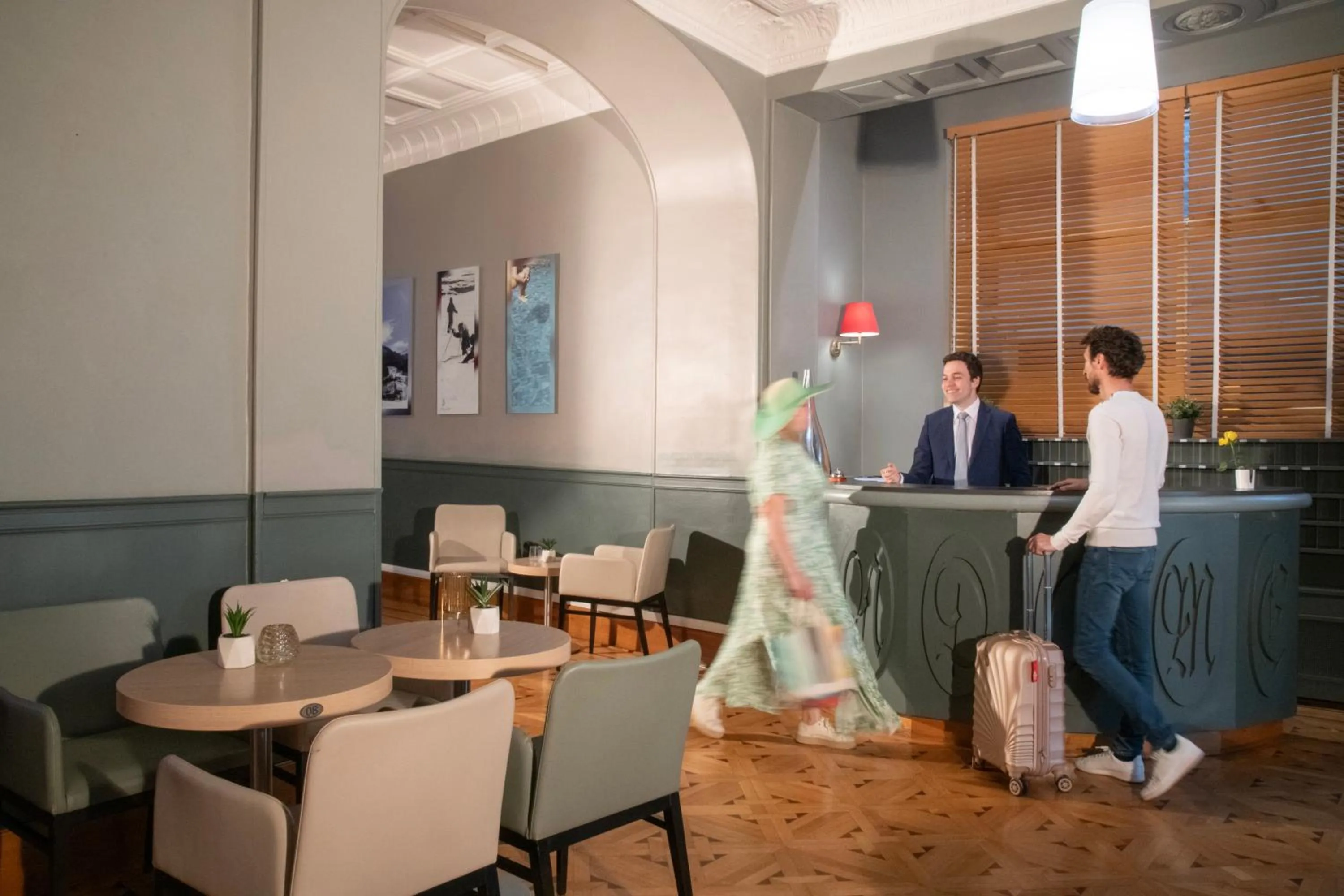 Lobby or reception in Hôtel Vendôme Menton