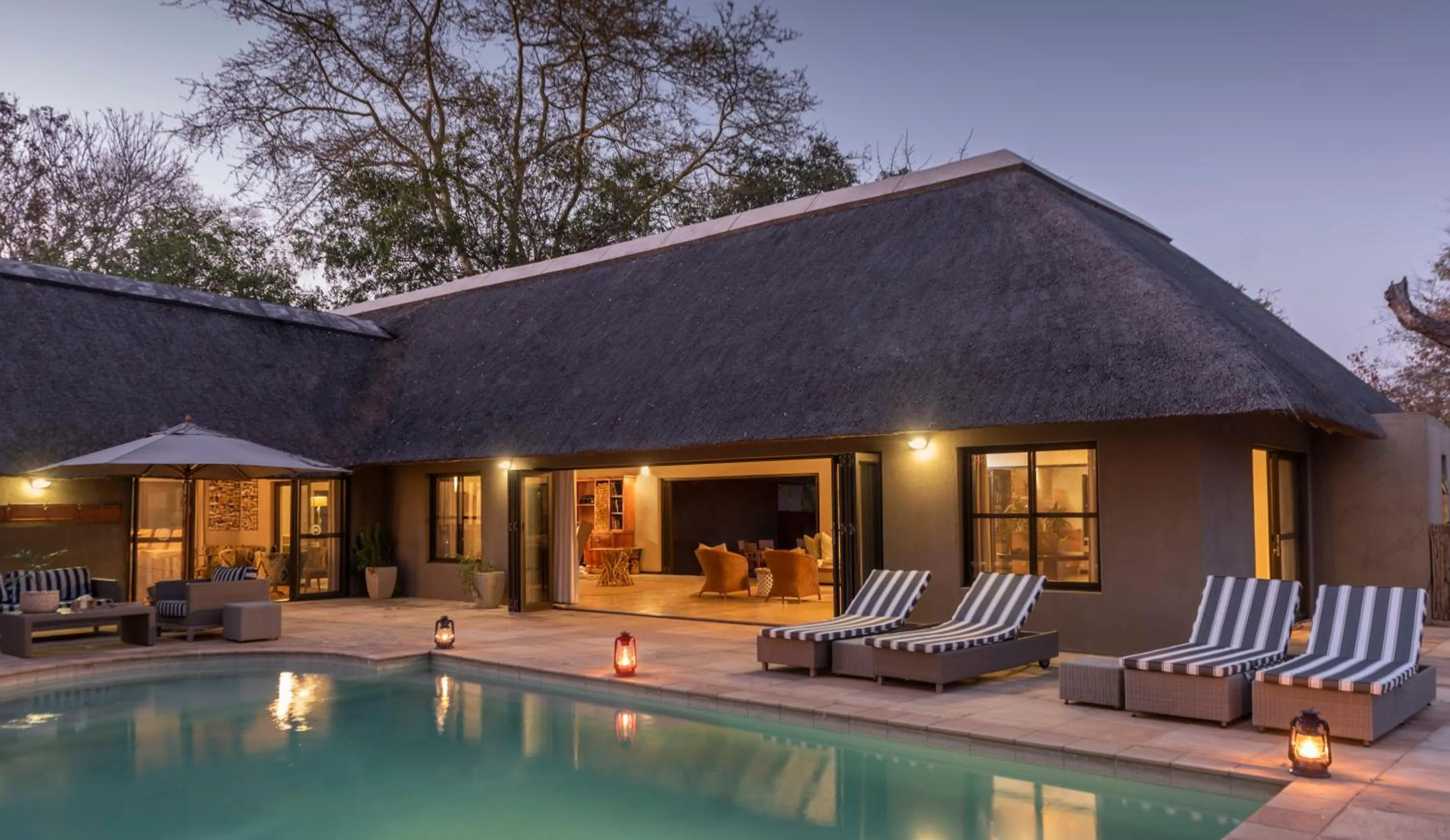 Swimming pool in Xanatseni Private Camp