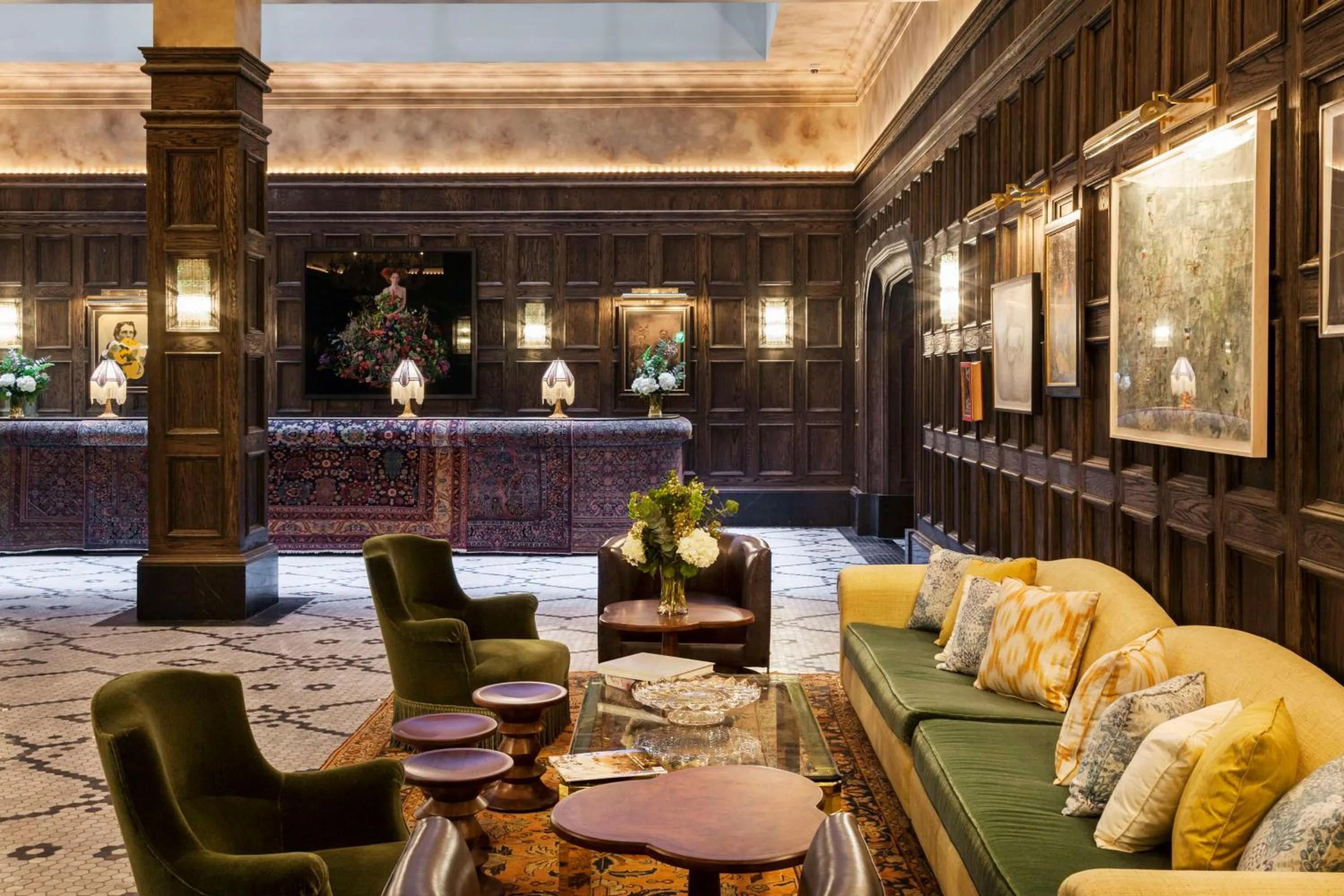 Lobby or reception in The Beekman, A Thompson Hotel, by Hyatt