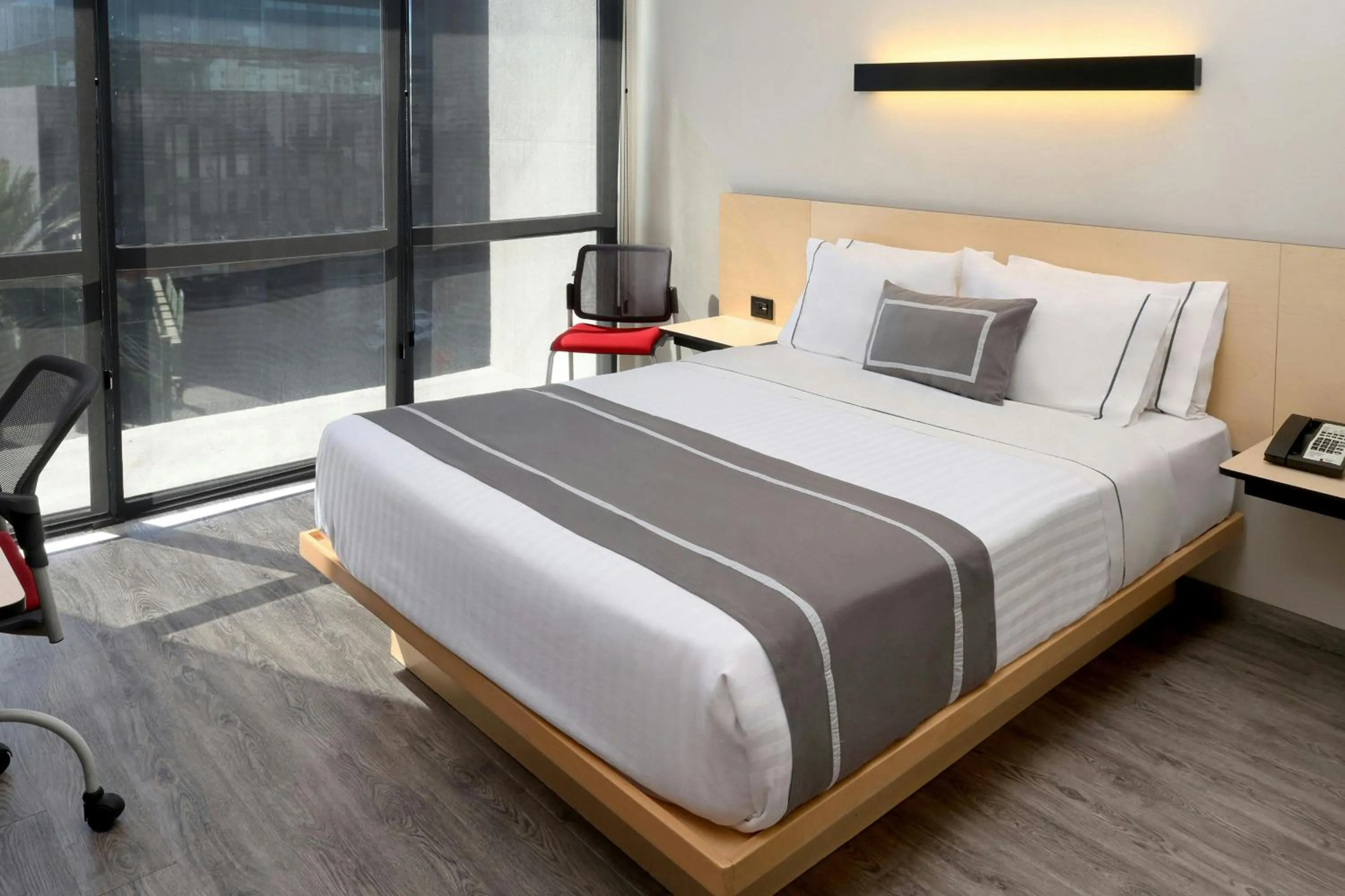 Bedroom, Bed in City Express Plus by Marriott Monterrey Galerías