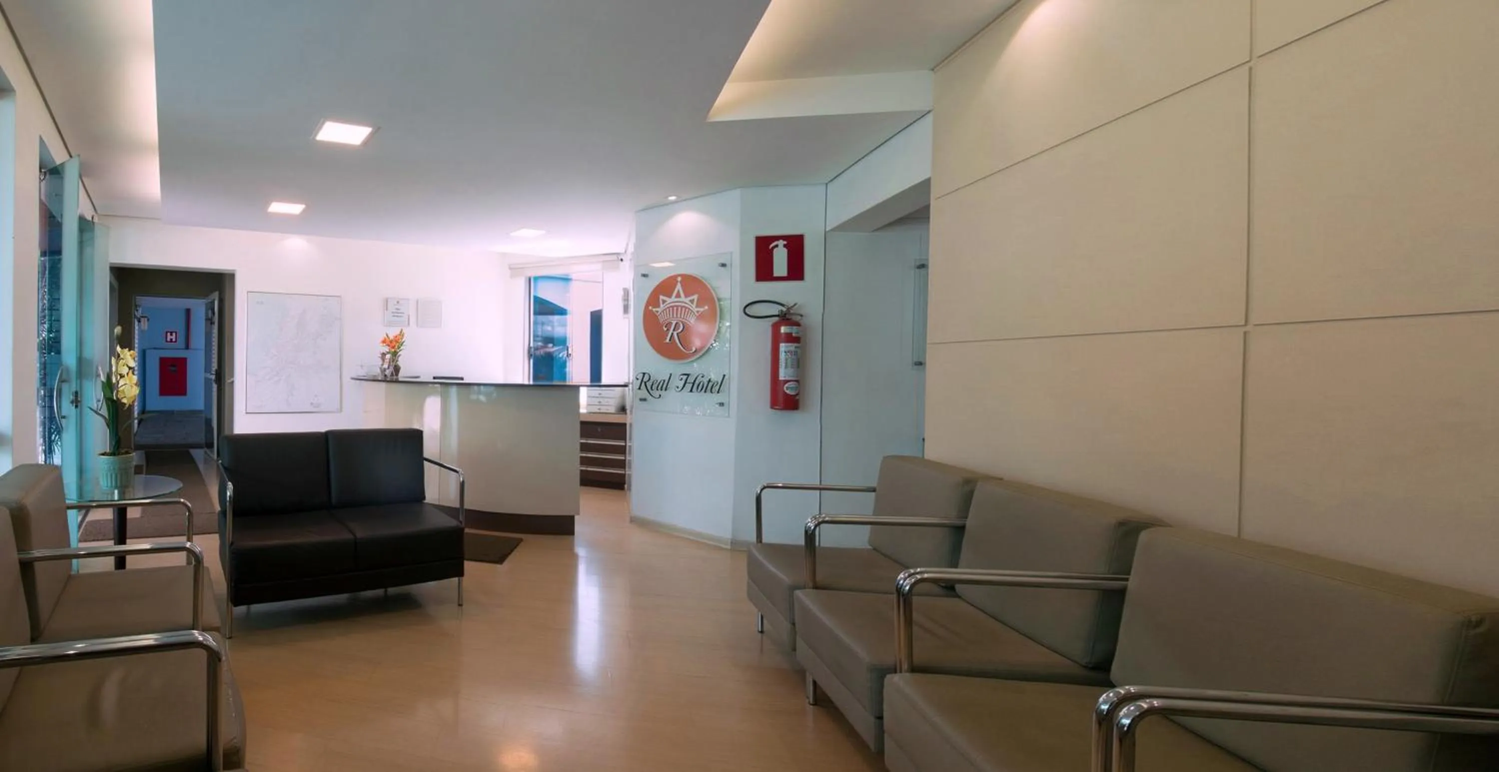 Lobby or reception in Real Hotel