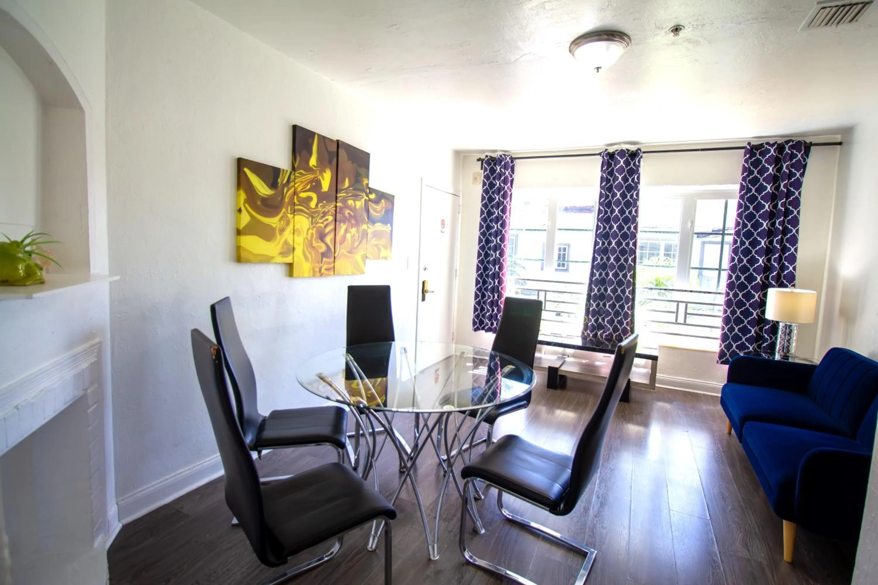 Living room in Courtyard Apartments Part of the Oasis Casita Collection