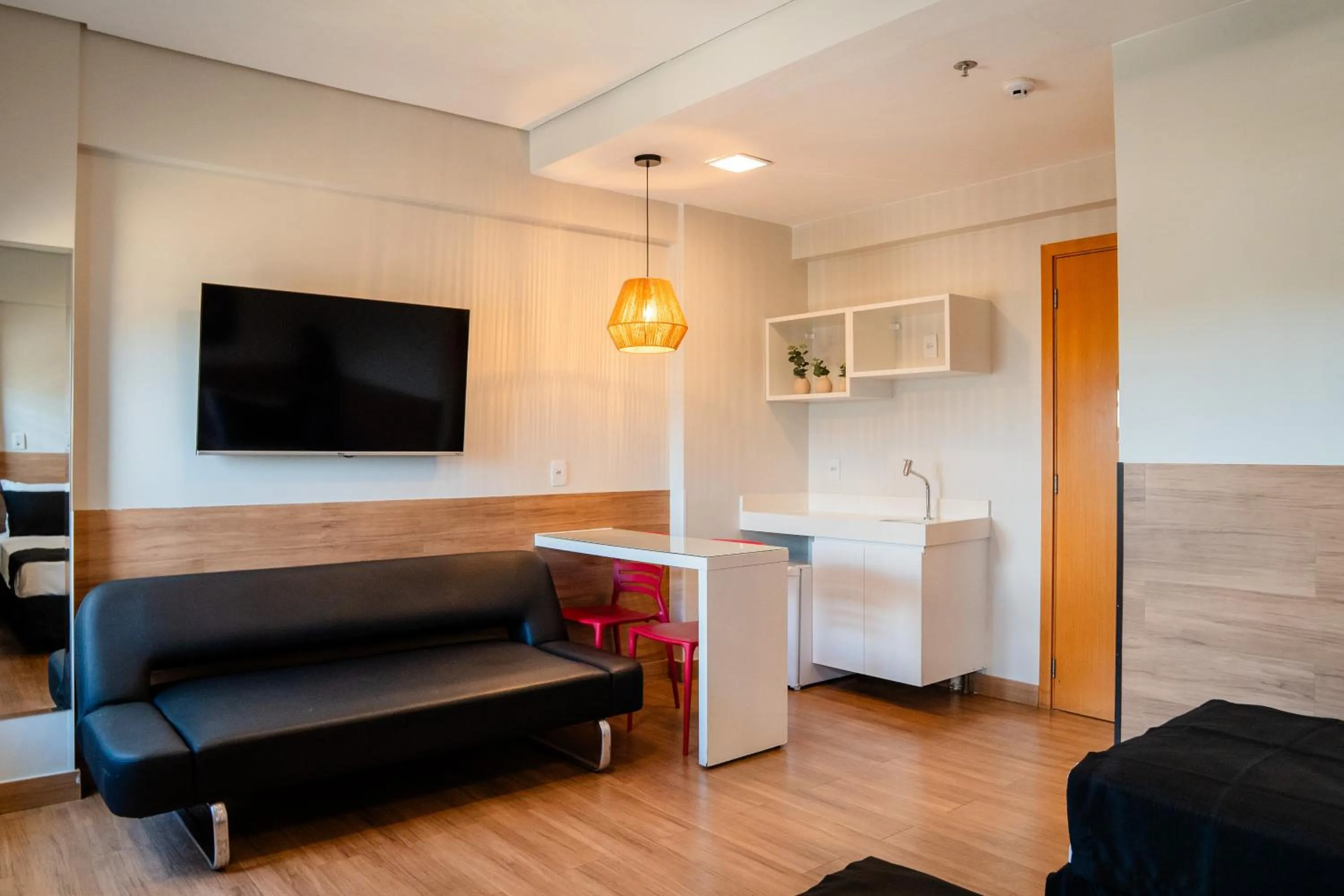 Kitchen or kitchenette in i5 Hotel Águas Claras