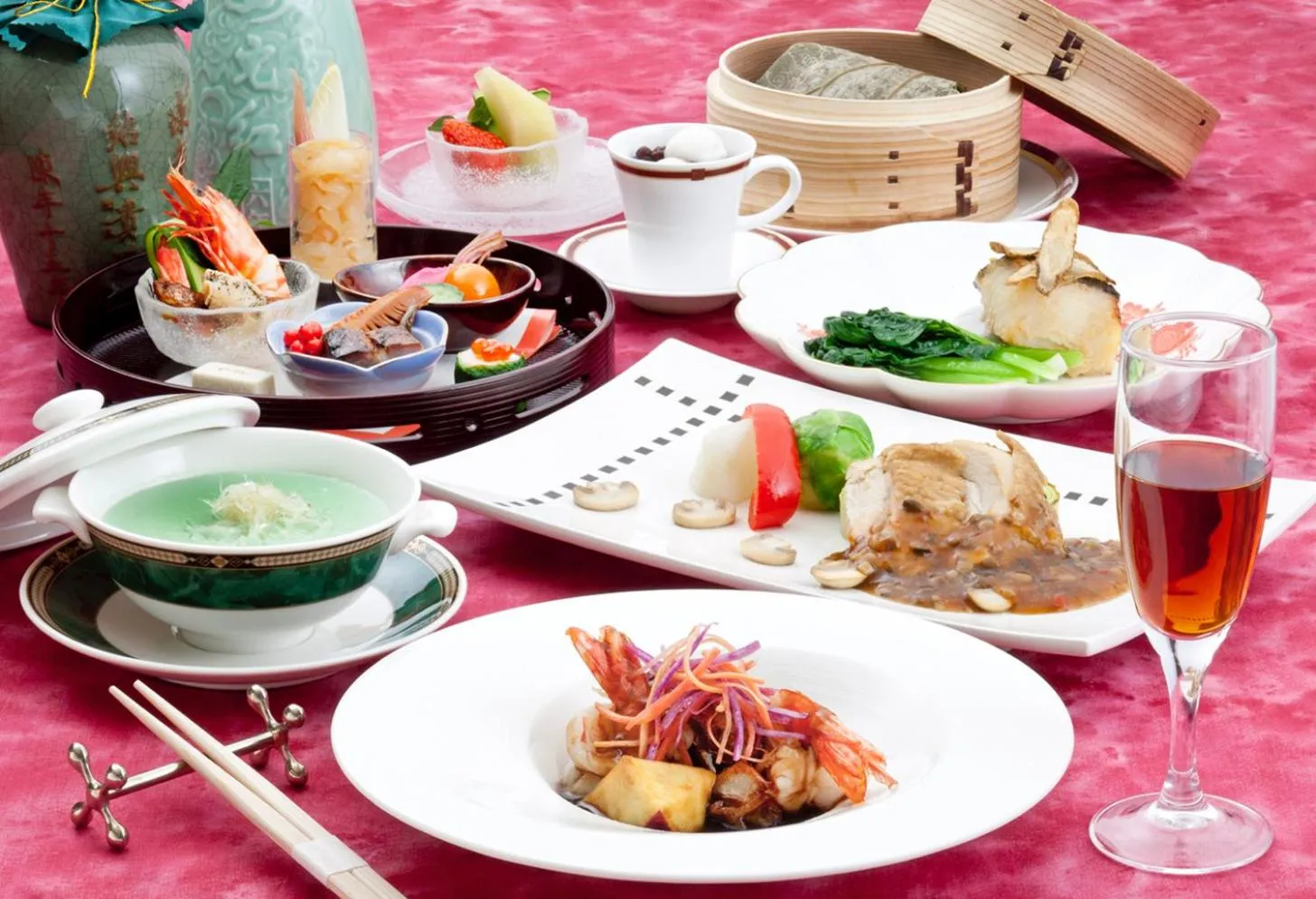 Food close-up in Koriyama View Hotel