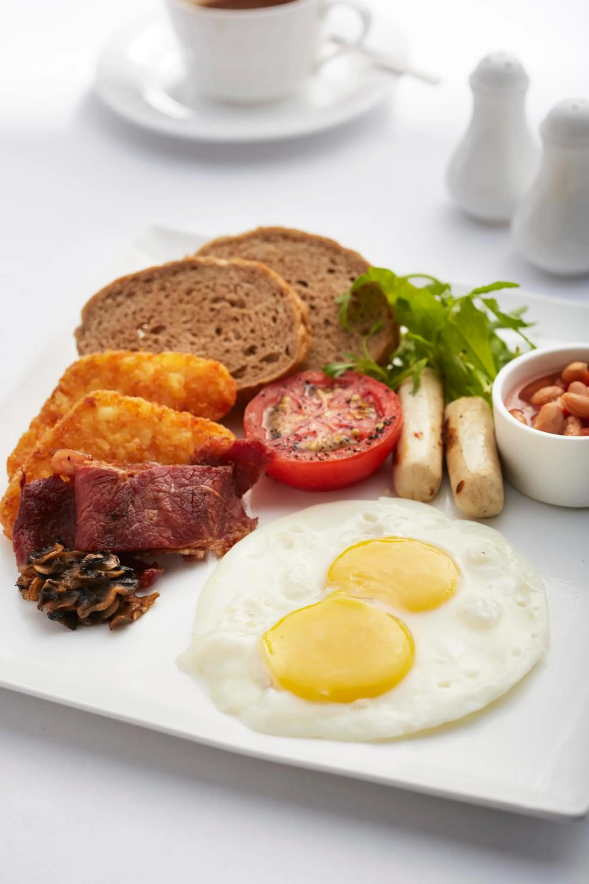 Food close-up in THE FACE Suites Hotel