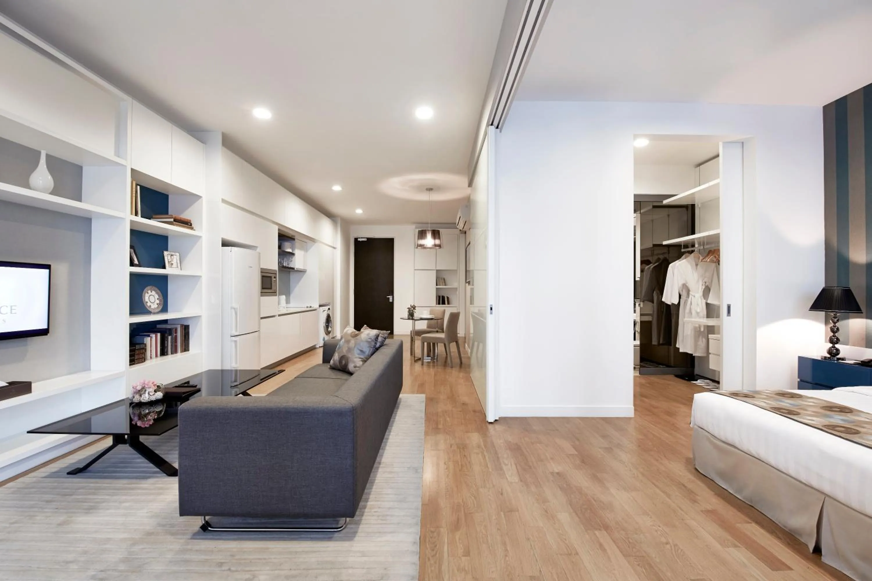 Living room in THE FACE Suites Hotel