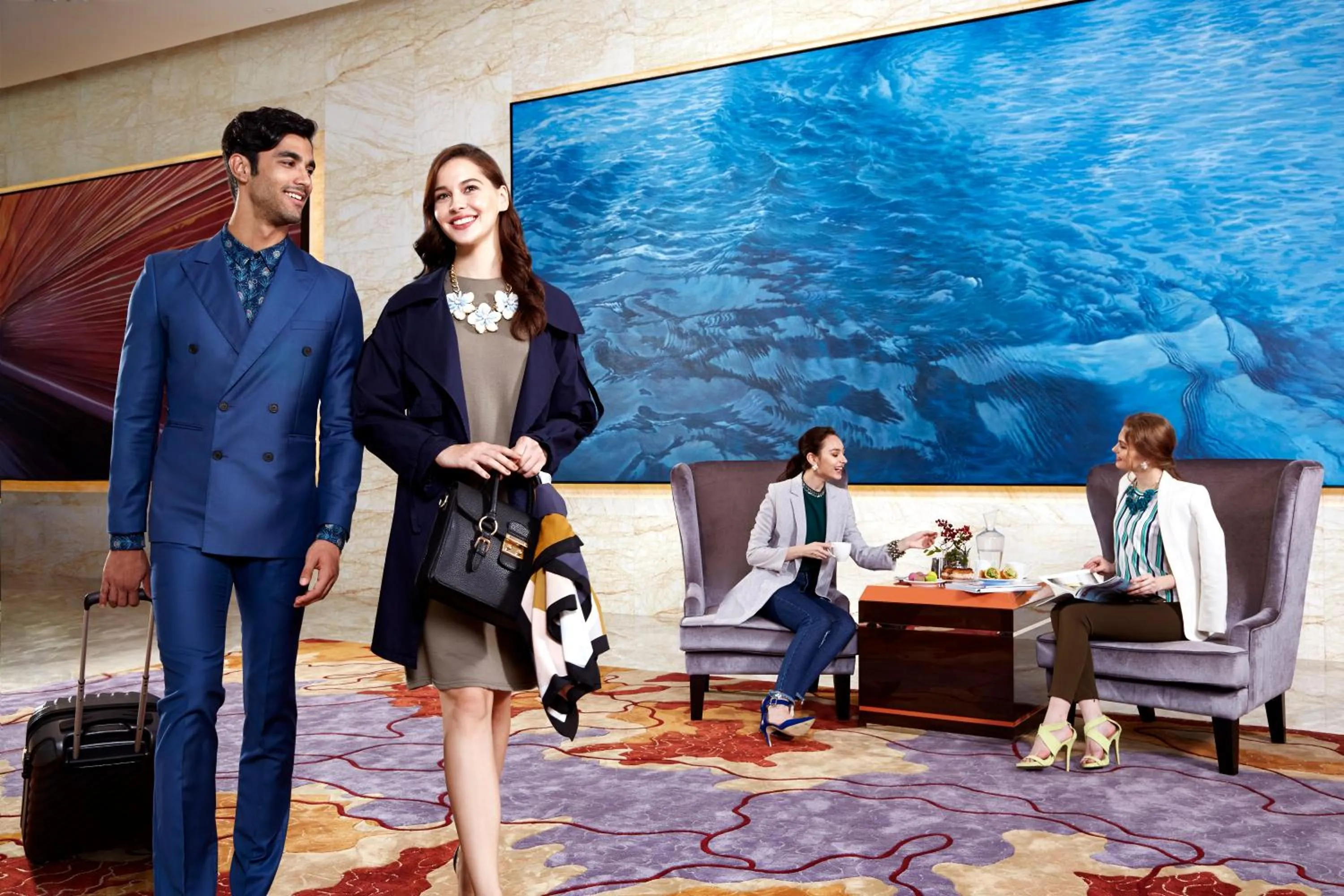 Lobby or reception in THE FACE Suites Hotel