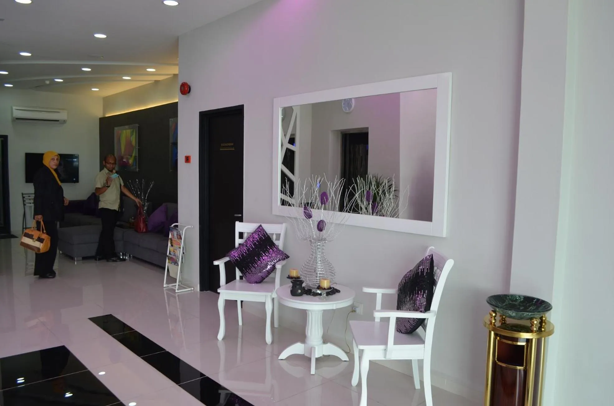 Decorative detail in Q Bintang Hotel