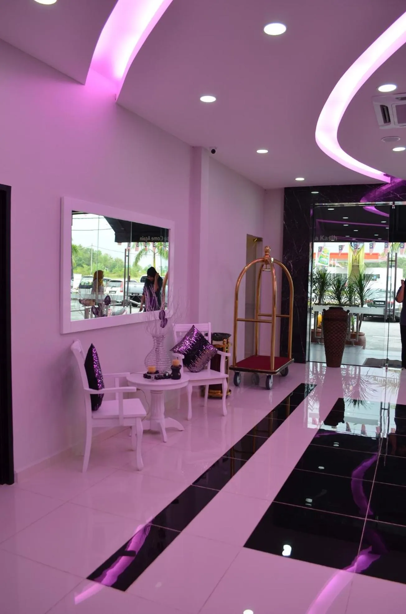 Decorative detail in Q Bintang Hotel