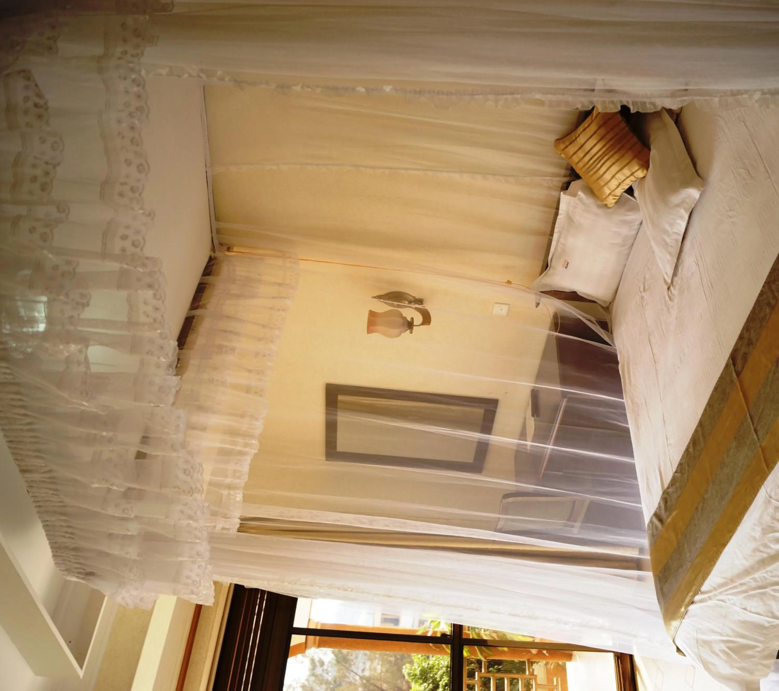 Bed in Tristar Hotel Kampala