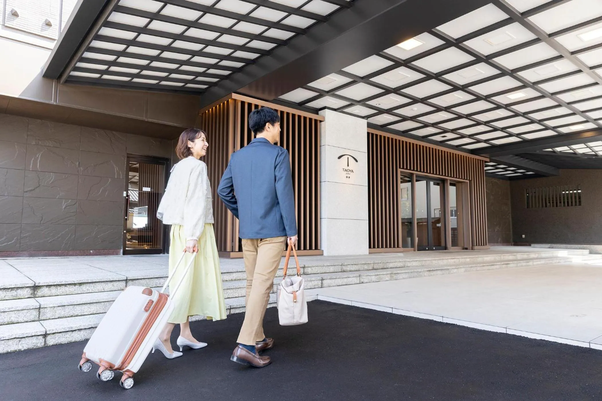Facade/entrance in TAOYA Wakura