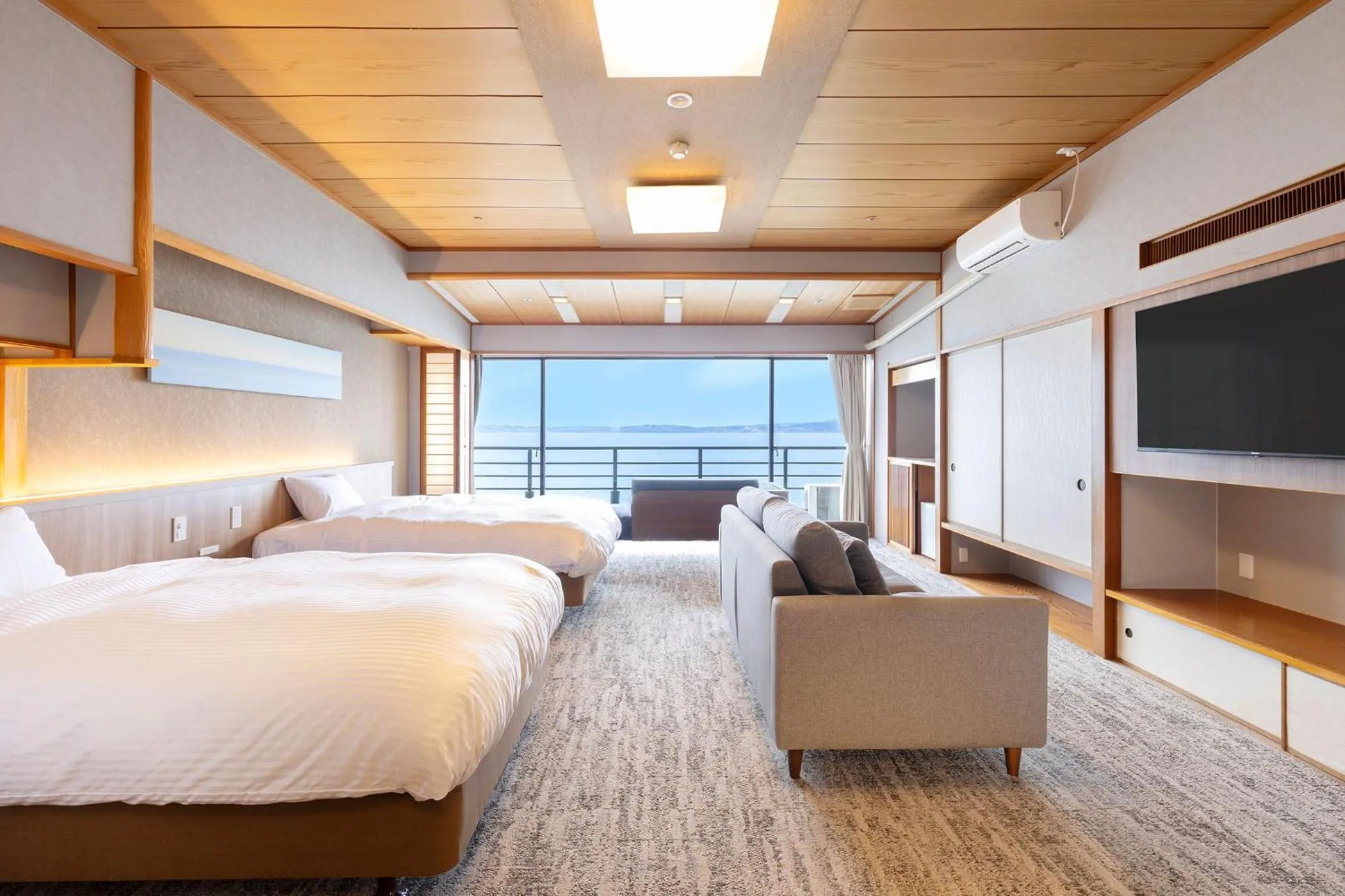 Photo of the whole room, Bed in TAOYA Wakura