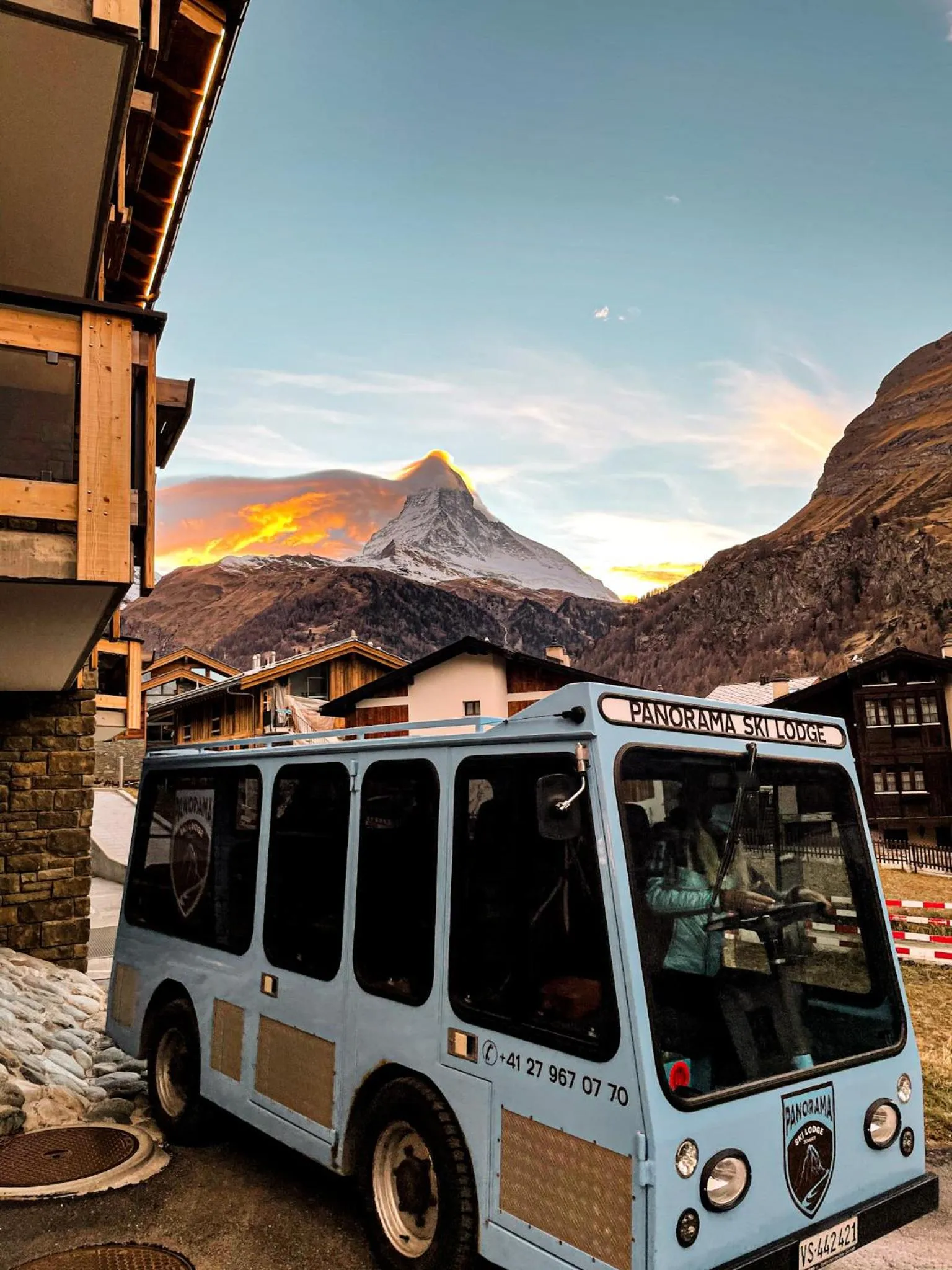 shuttle in Panorama Ski Lodge