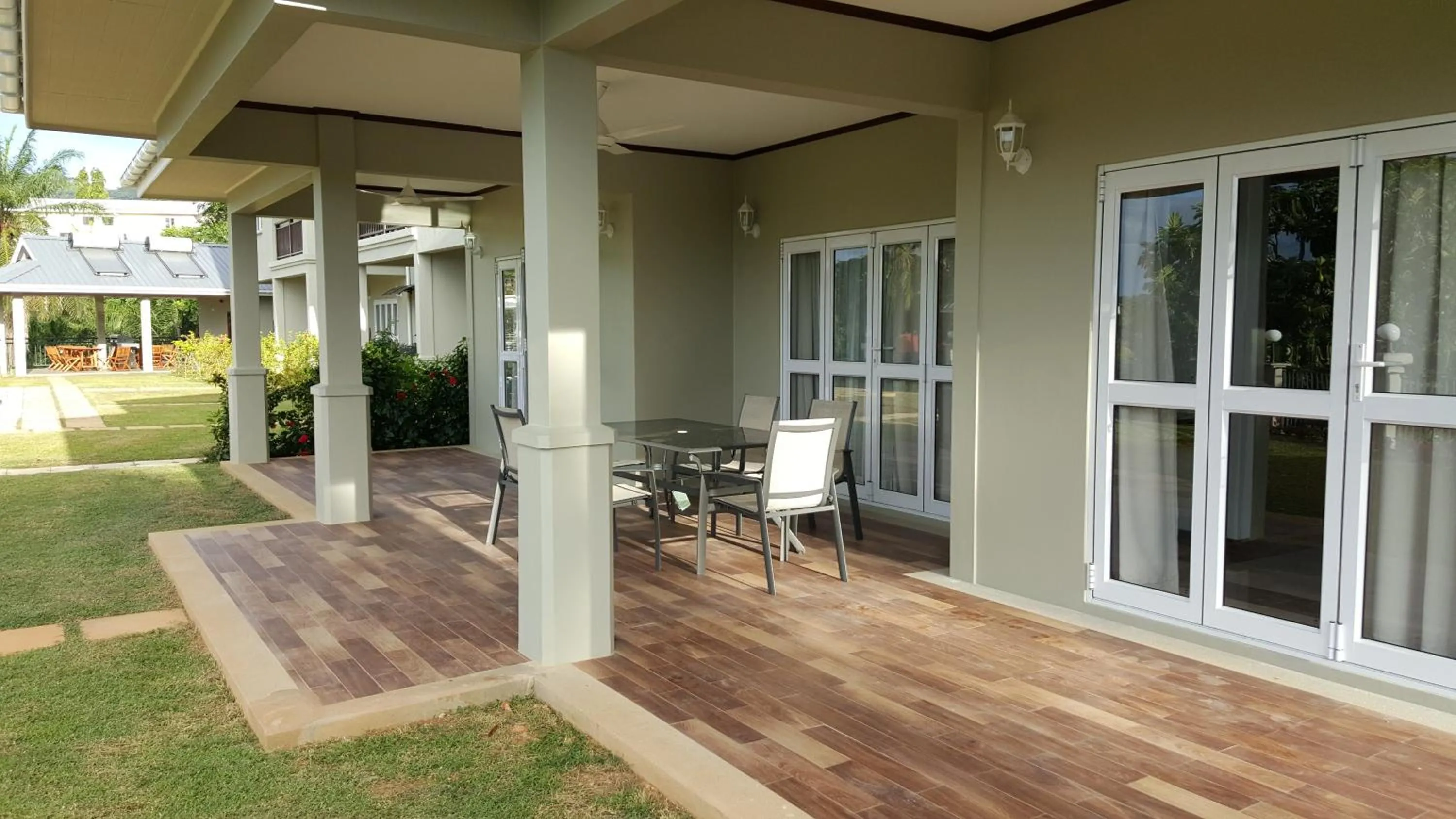 Patio in Bambous River Lodge