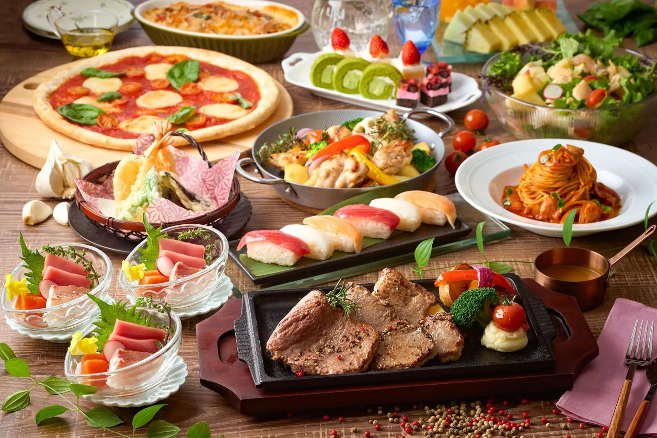 Dinner in Ooedo Onsen Monogatari Miyoshiya