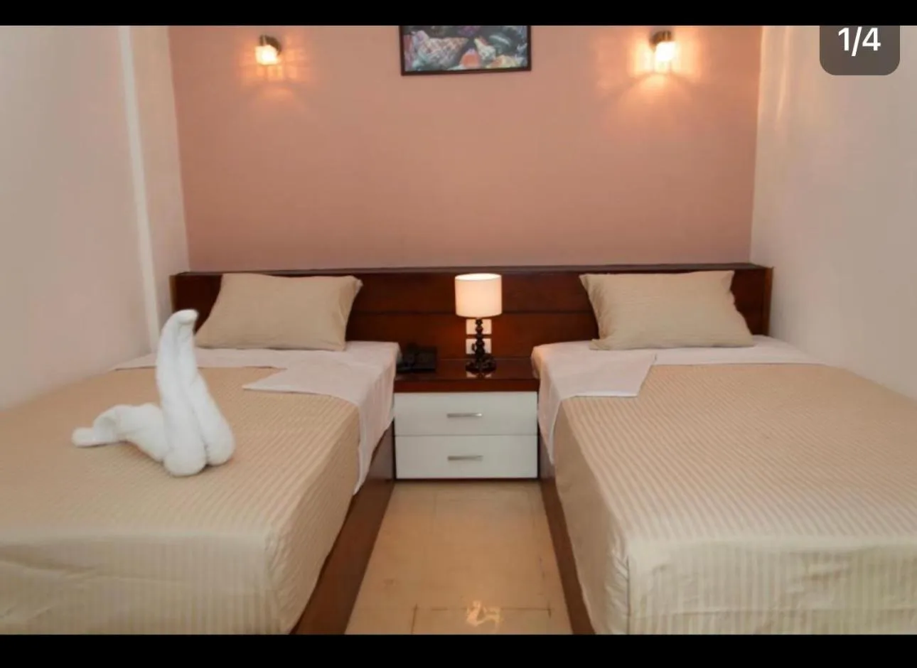 Bed in Elaria Hotel Hurgada