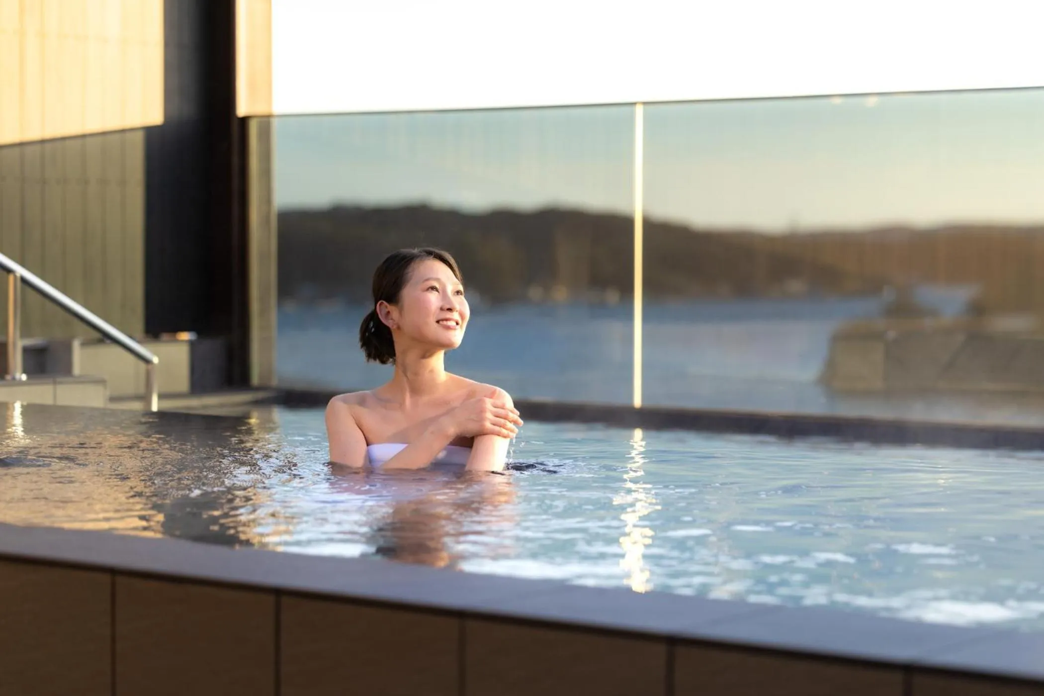 Hot Spring Bath in Ooedo Onsen Monogatari Premium Shima Saichoraku