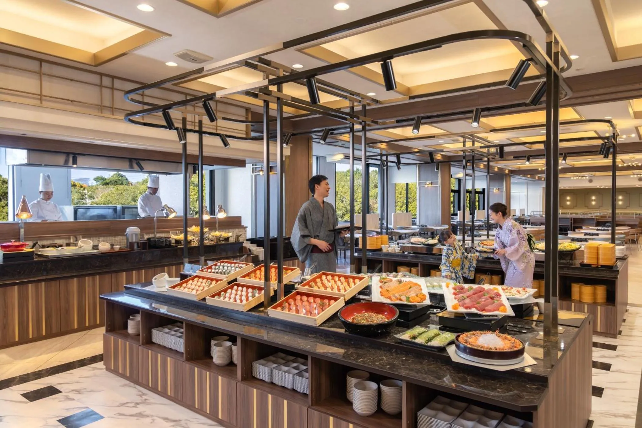 Restaurant/places to eat in Ooedo Onsen Monogatari Premium Shima Saichoraku