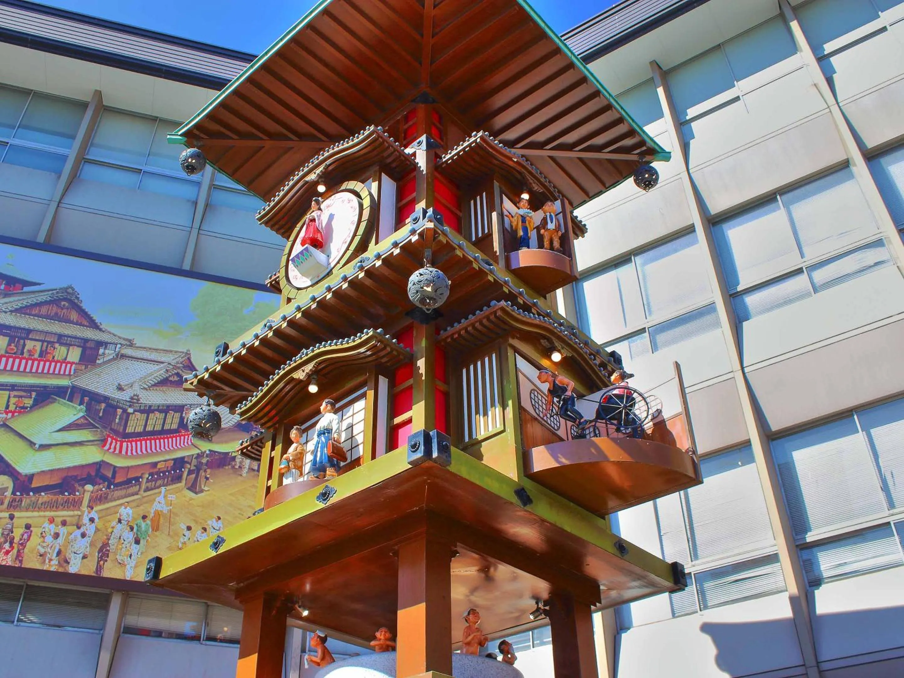 Nearby landmark in Ooedo Onsen Monogatari Dogo