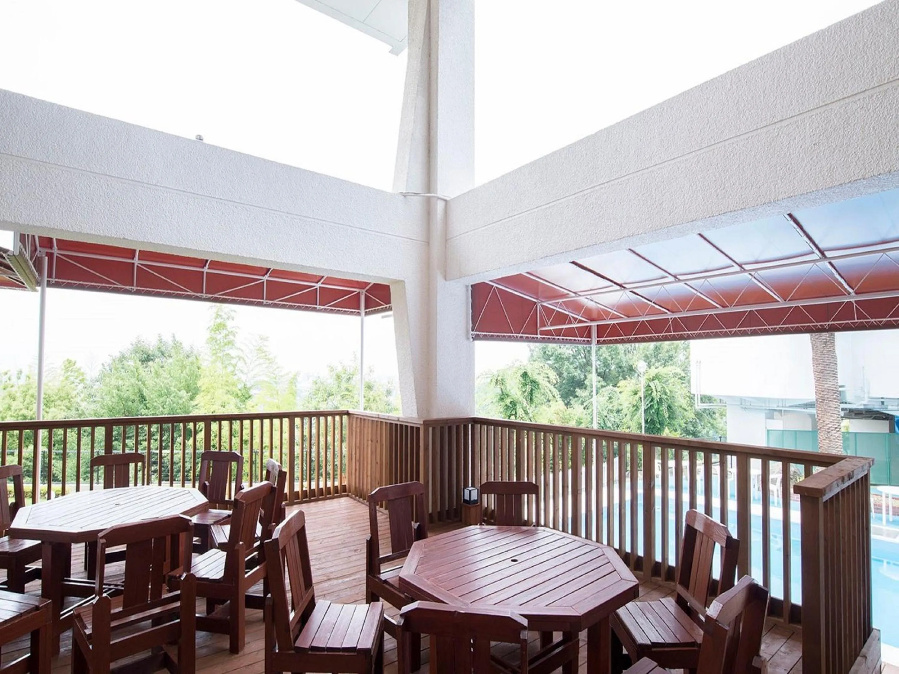 Balcony/Terrace in Ooedo Onsen Monogatari Dogo