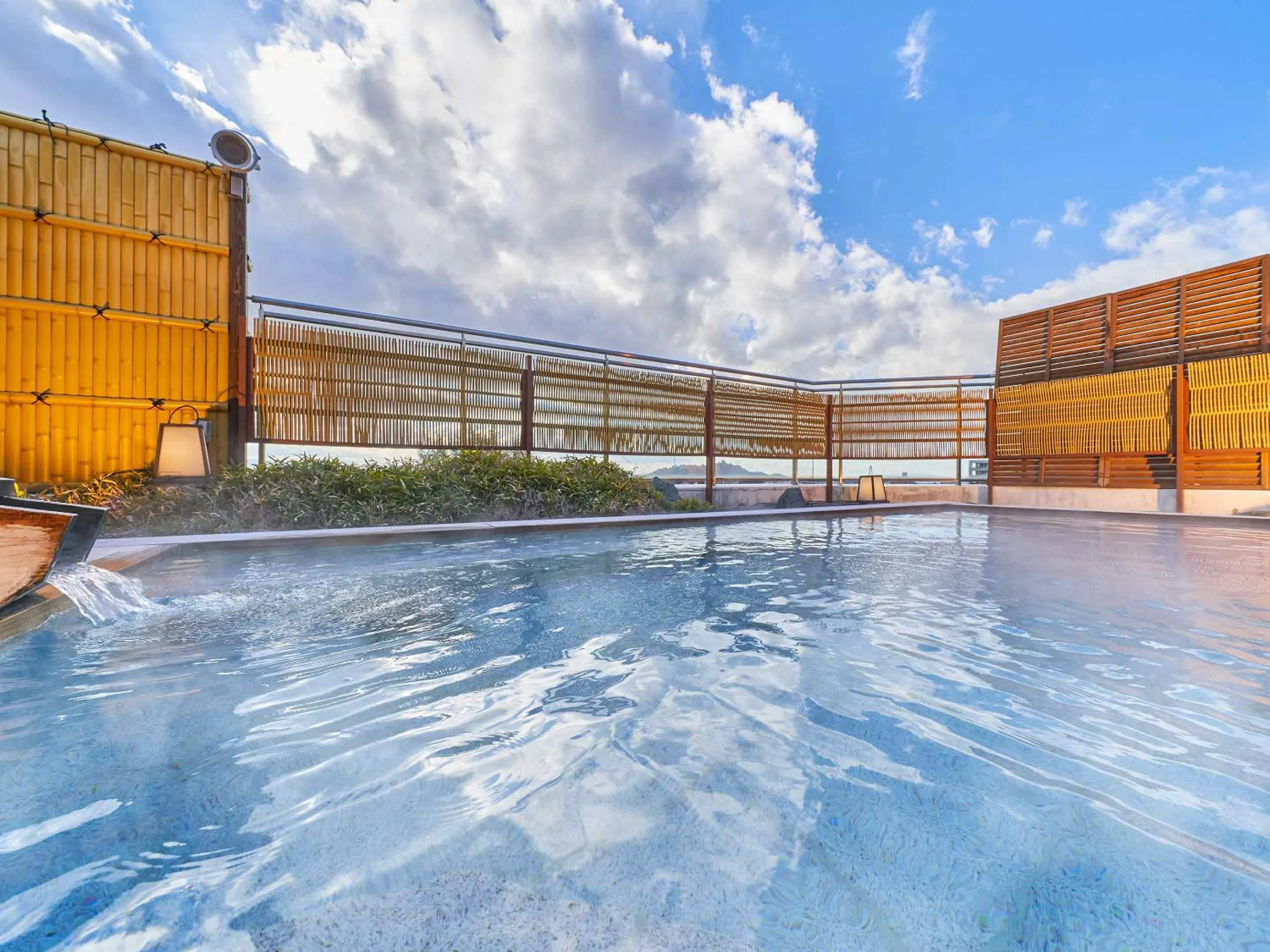 Open Air Bath in Ooedo Onsen Monogatari Dogo