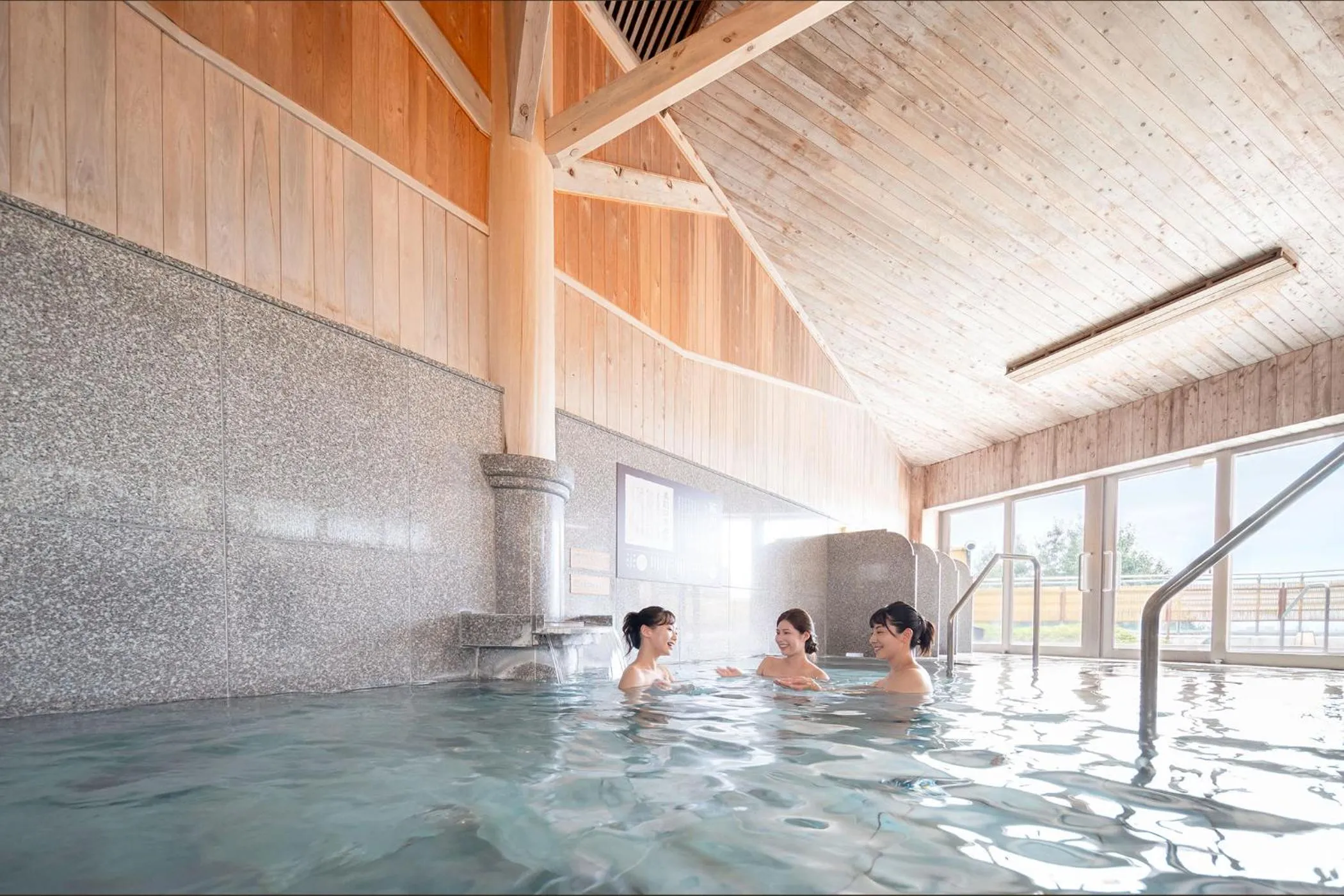 Hot Spring Bath in Ooedo Onsen Monogatari Dogo