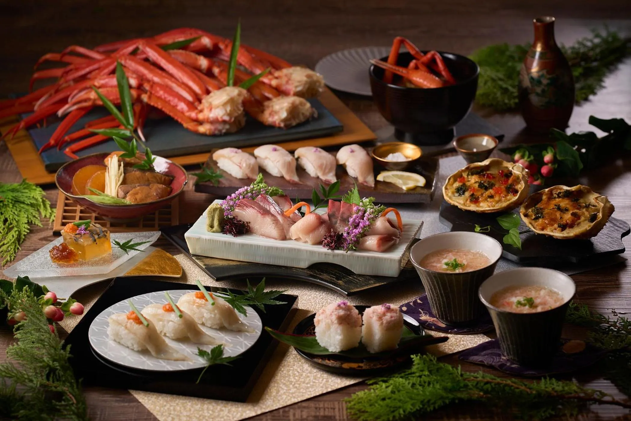 Dinner in Ooedo Onsen Monogatari Awazu Grand Hotel