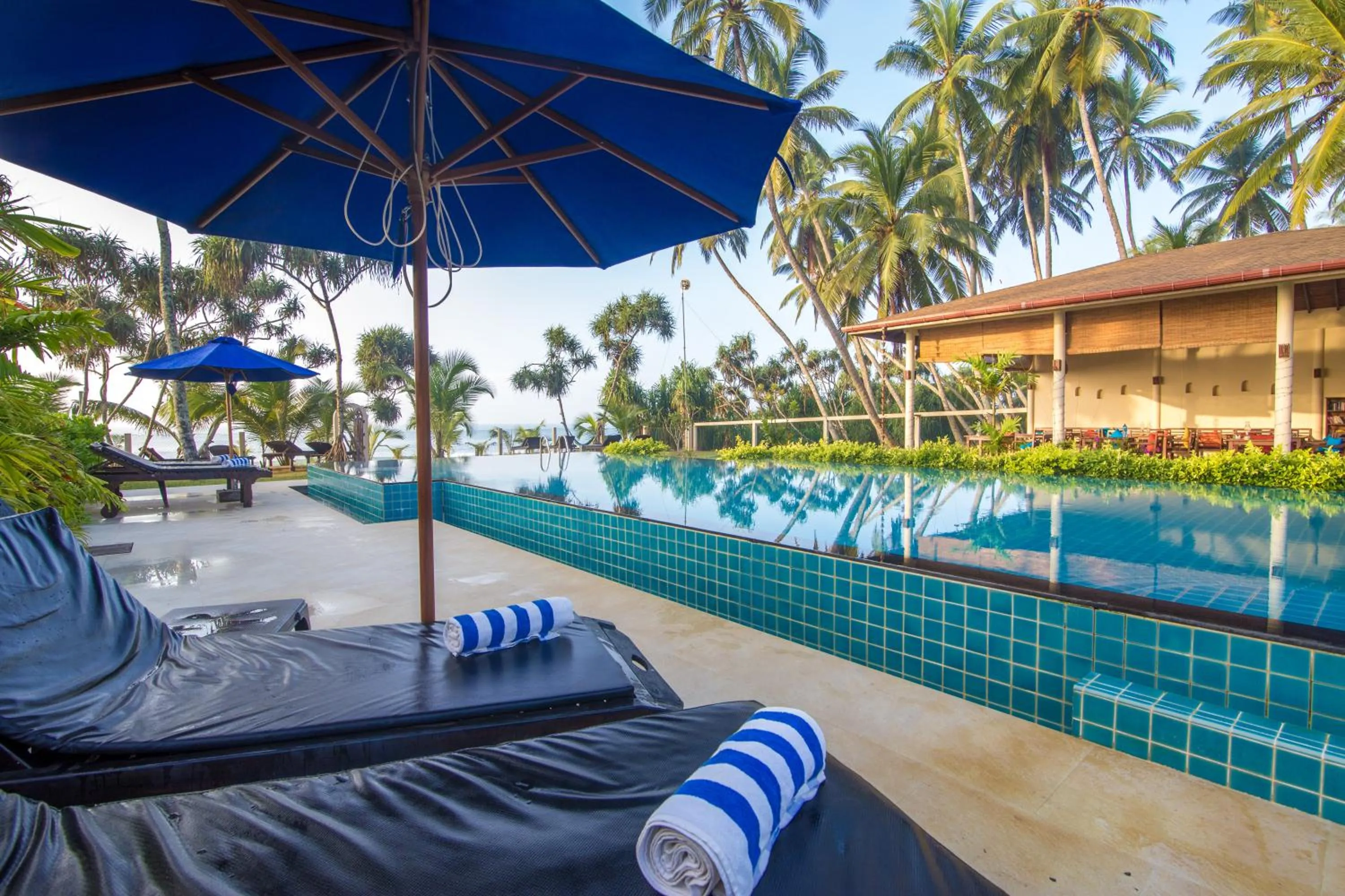 Swimming pool in Lanka Beach Boutique Bungalows & Grand Villa