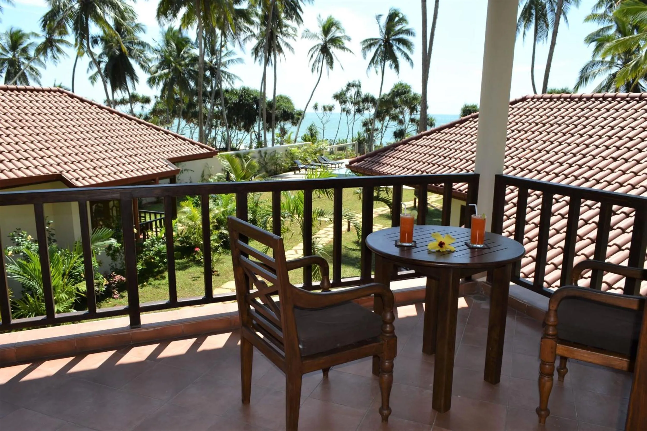 Balcony/Terrace in Lanka Beach Boutique Bungalows & Grand Villa