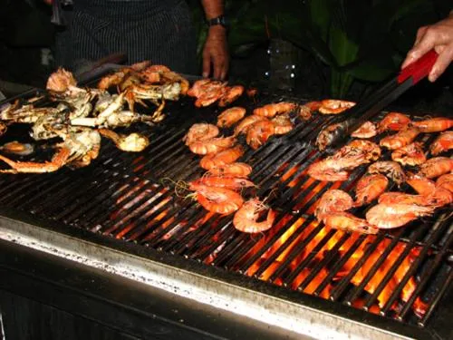 BBQ facilities in Lanka Beach Boutique Bungalows & Grand Villa