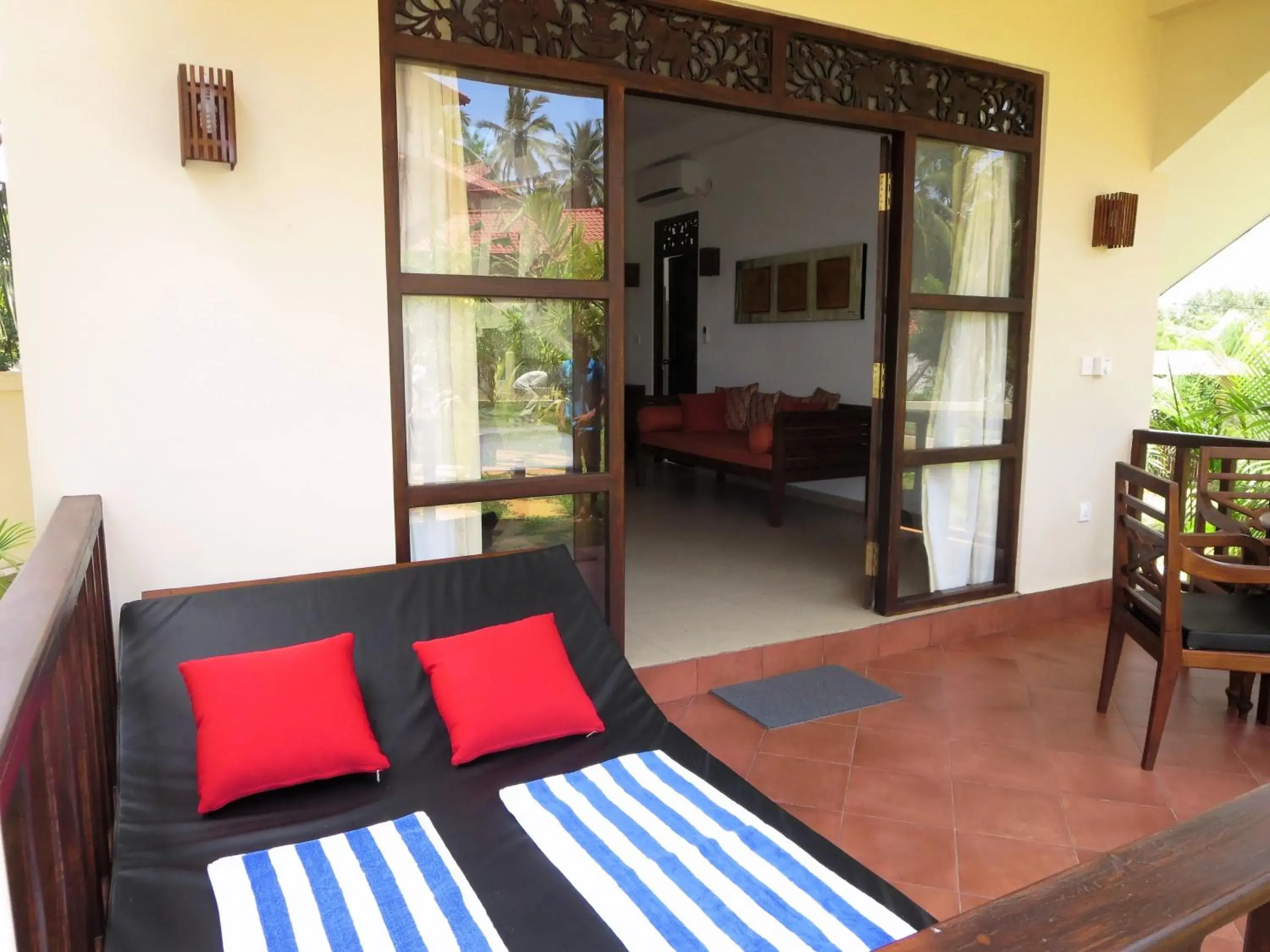 Deluxe Double Room with Balcony in Lanka Beach Boutique Bungalows & Grand Villa Deluxe Double Room with Balcony in Lanka Beach Boutique Bungalows & Grand Villa