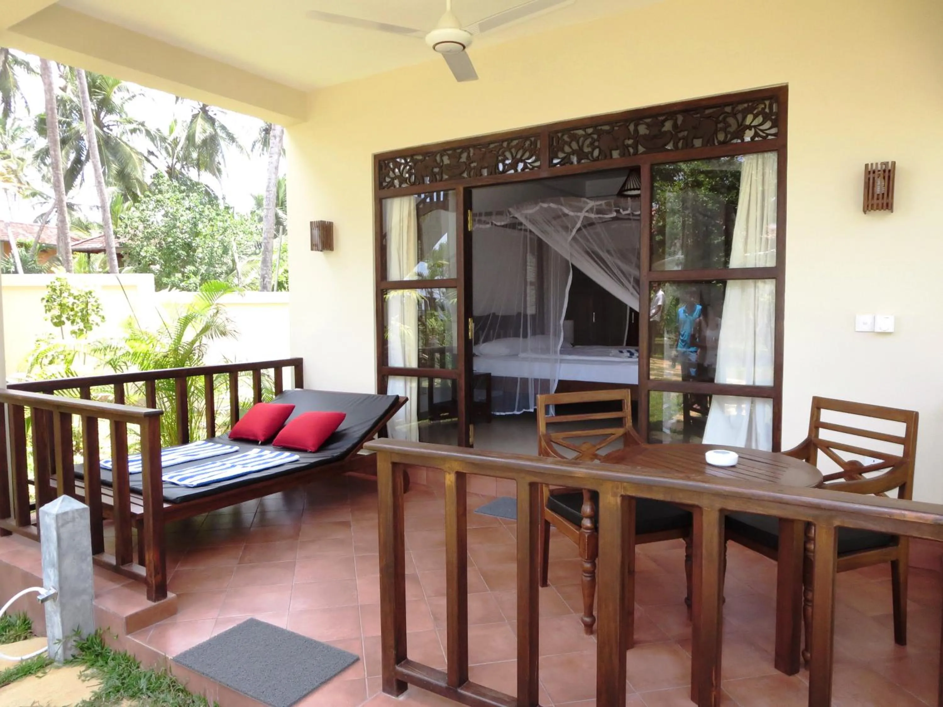 Balcony/Terrace in Lanka Beach Boutique Bungalows & Grand Villa