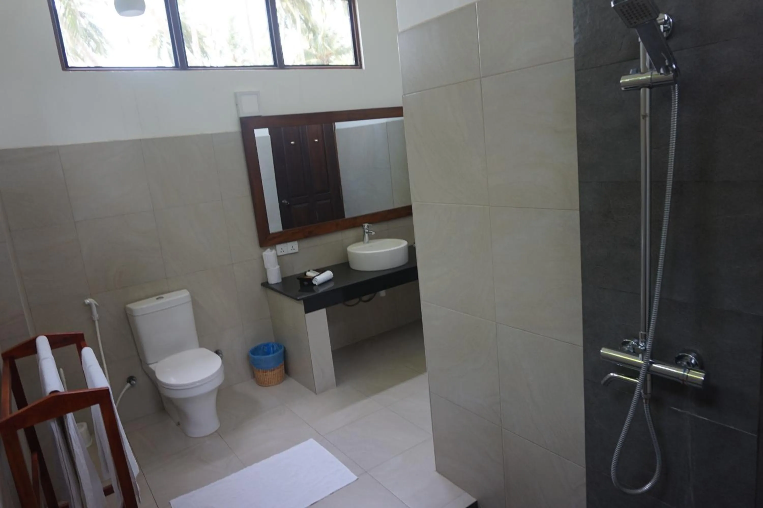 Shower in Lanka Beach Boutique Bungalows & Grand Villa