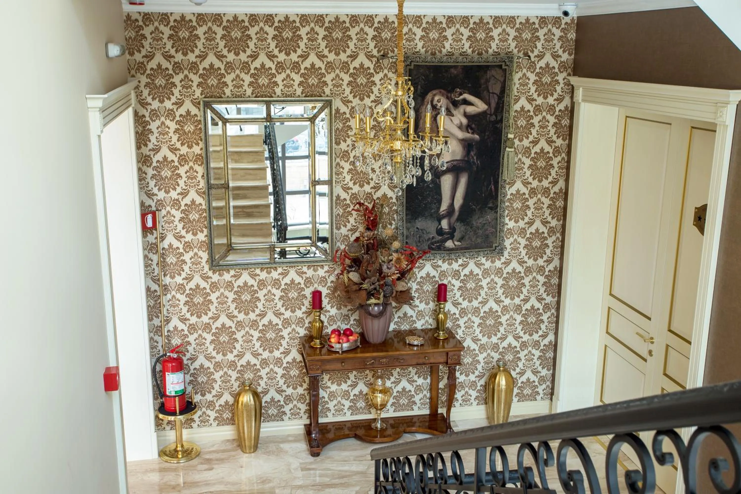 Decorative detail in The Arlington Boutique Hotel