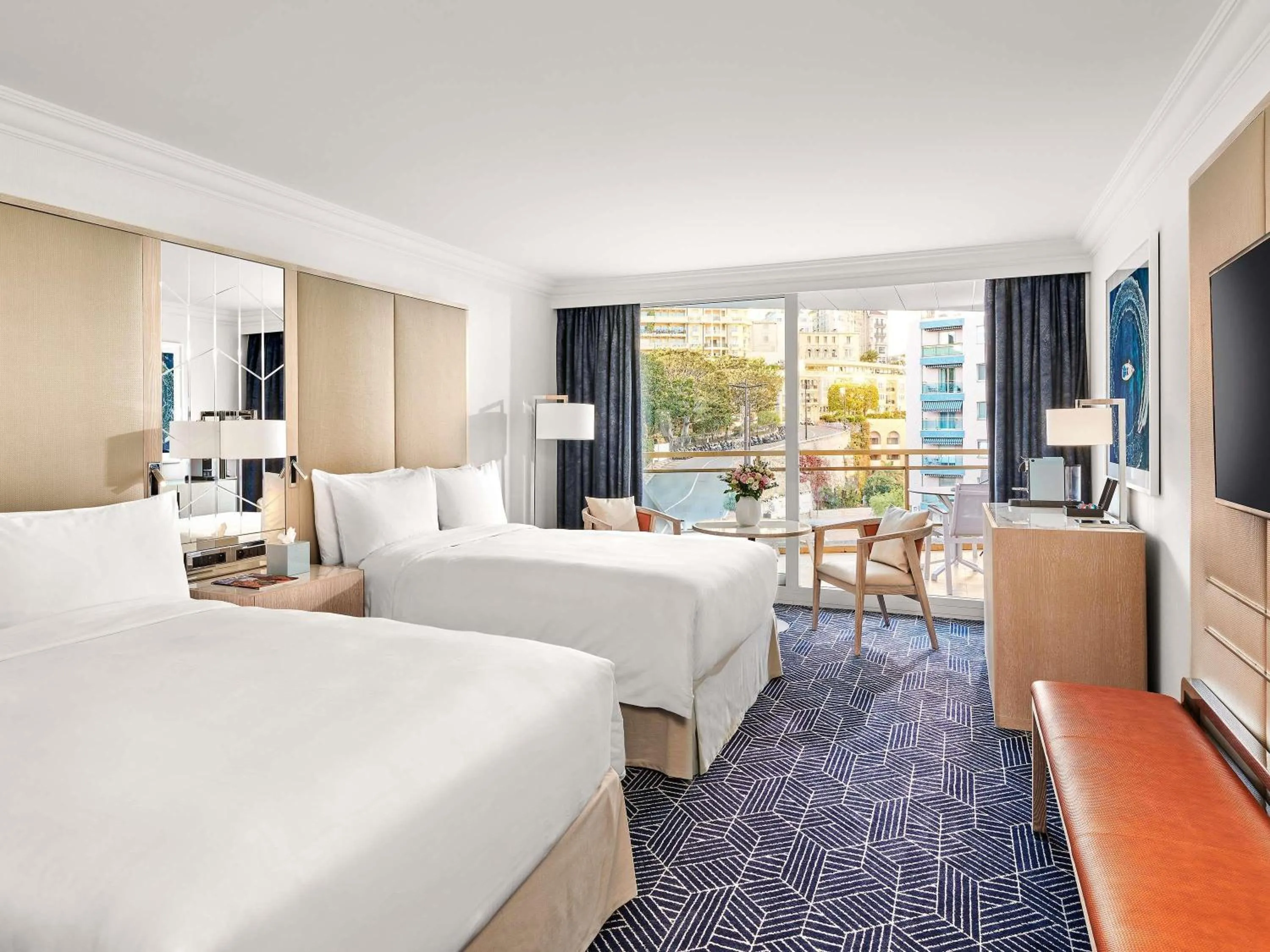 Bedroom, Bed in Fairmont Monte Carlo