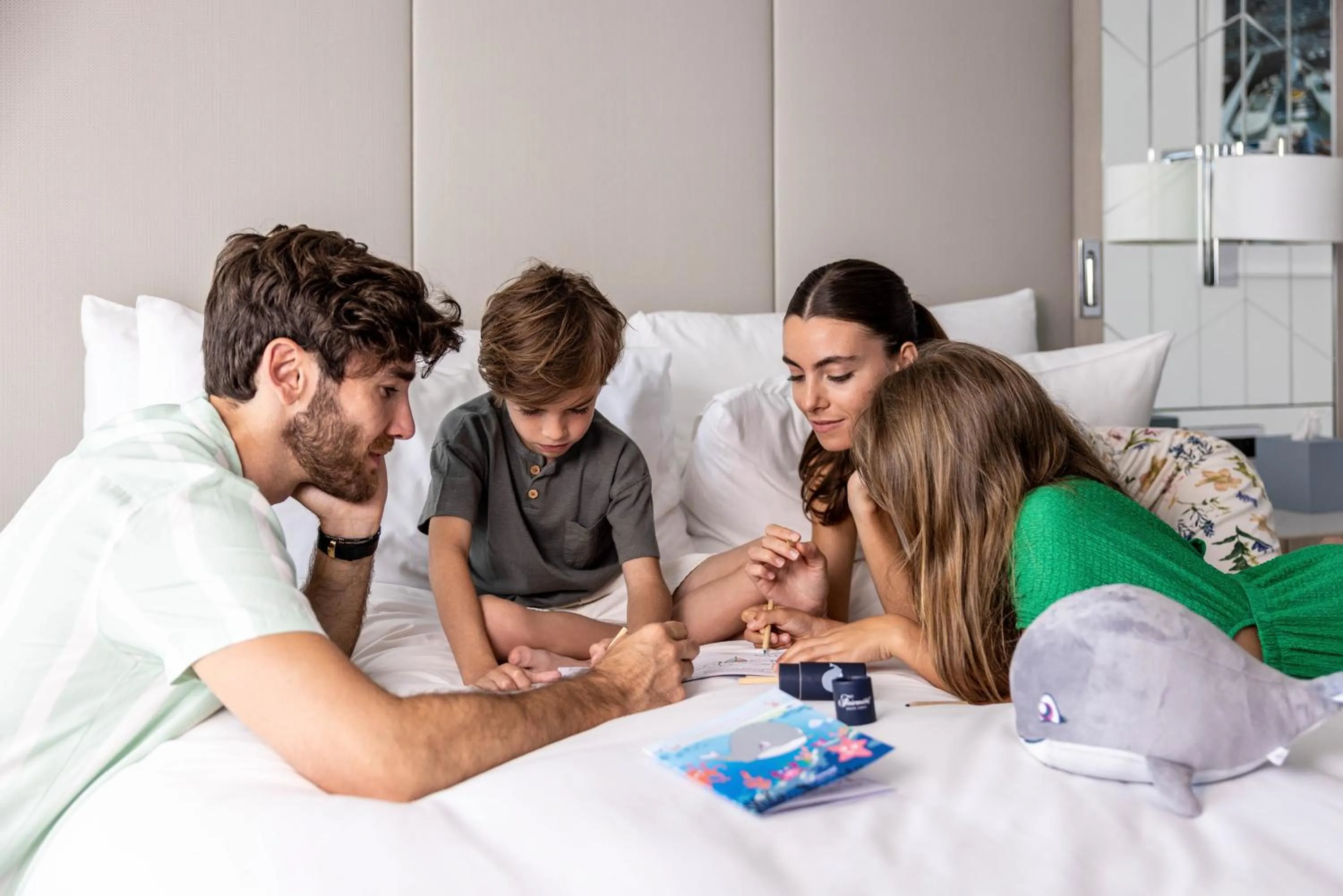 Family in Fairmont Monte Carlo