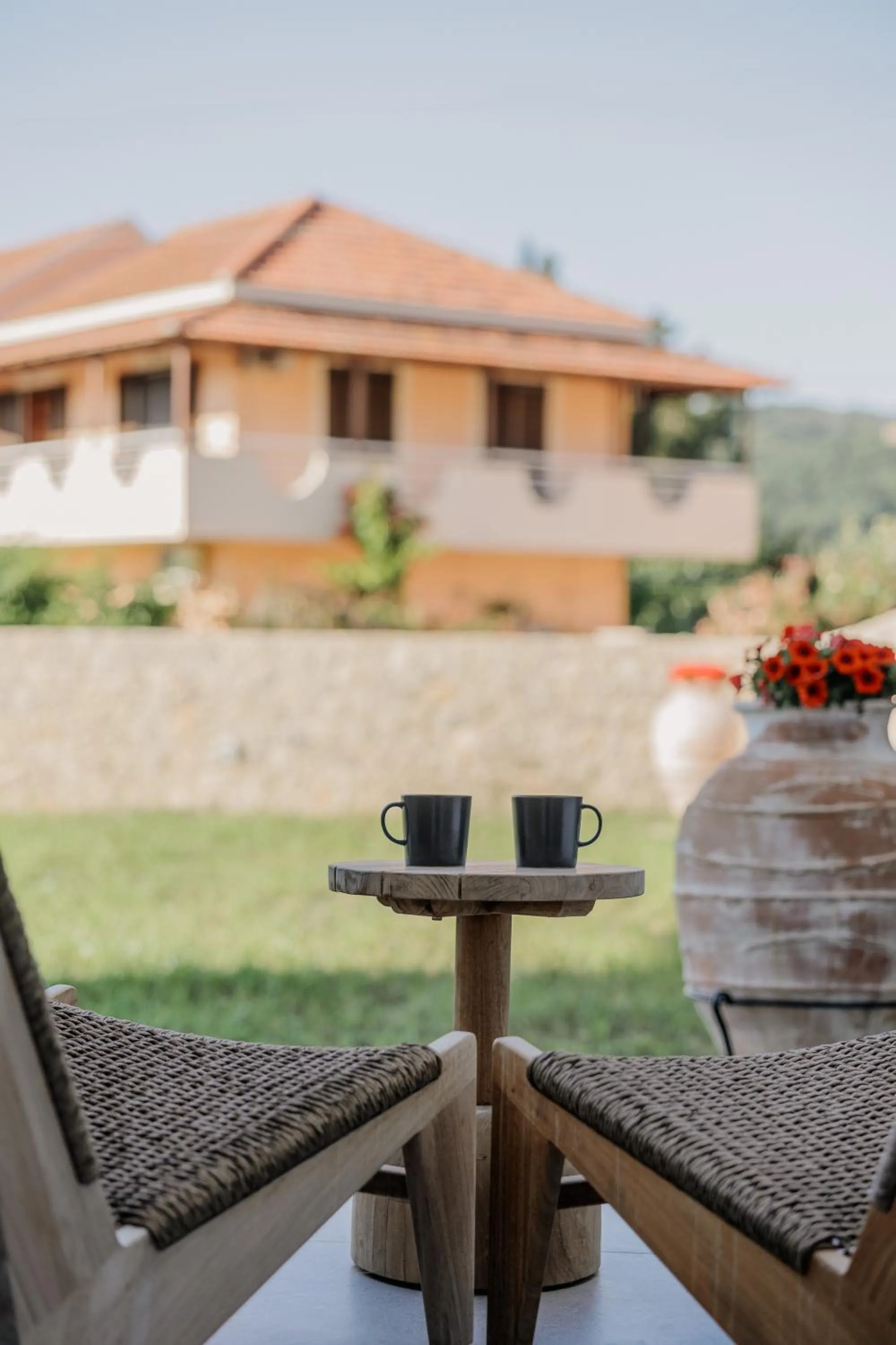 Quiet street view in Noa Suites