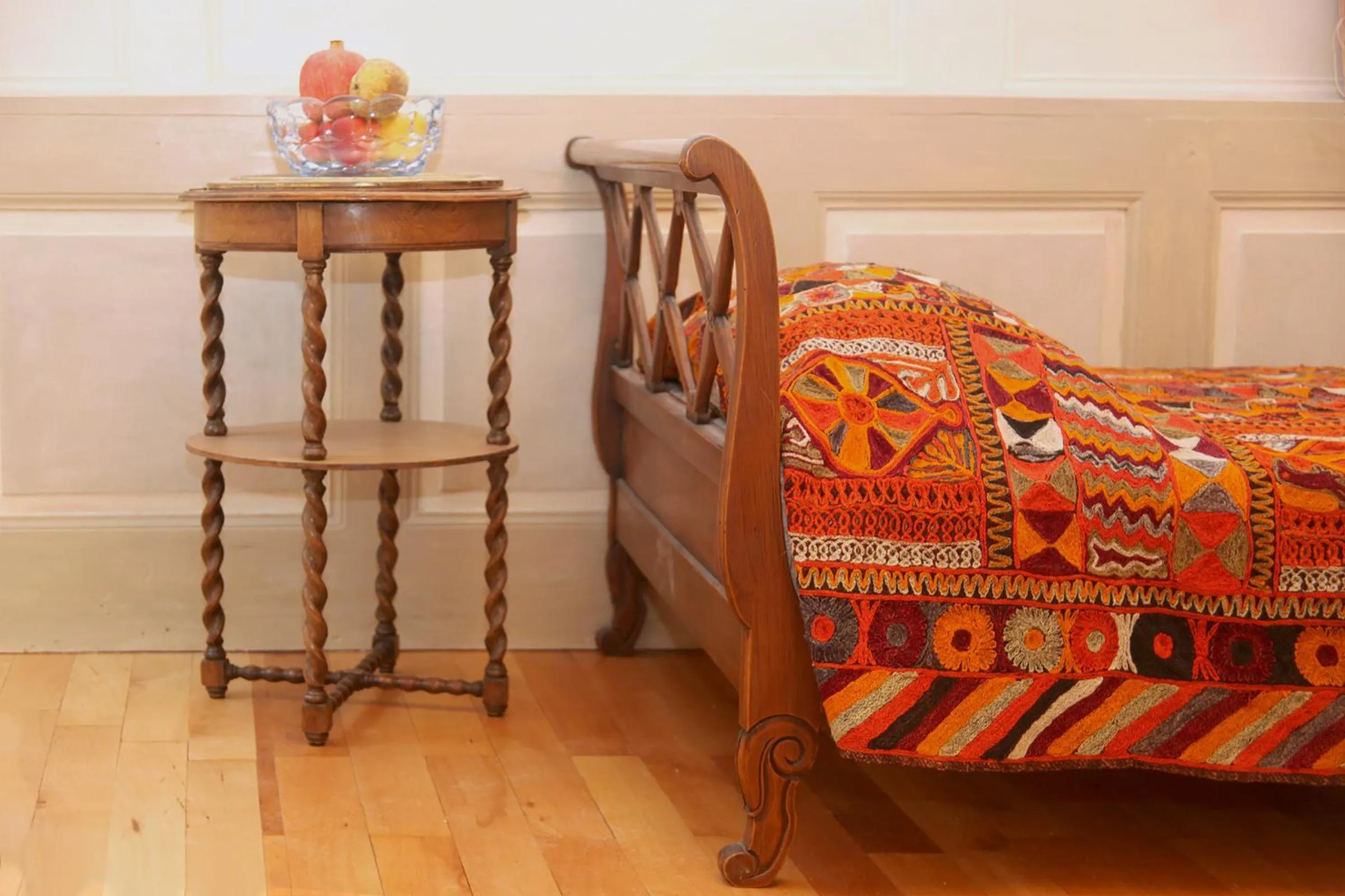 Decorative detail, Bed in Boutique-Hotel Guesthouse Le Locle