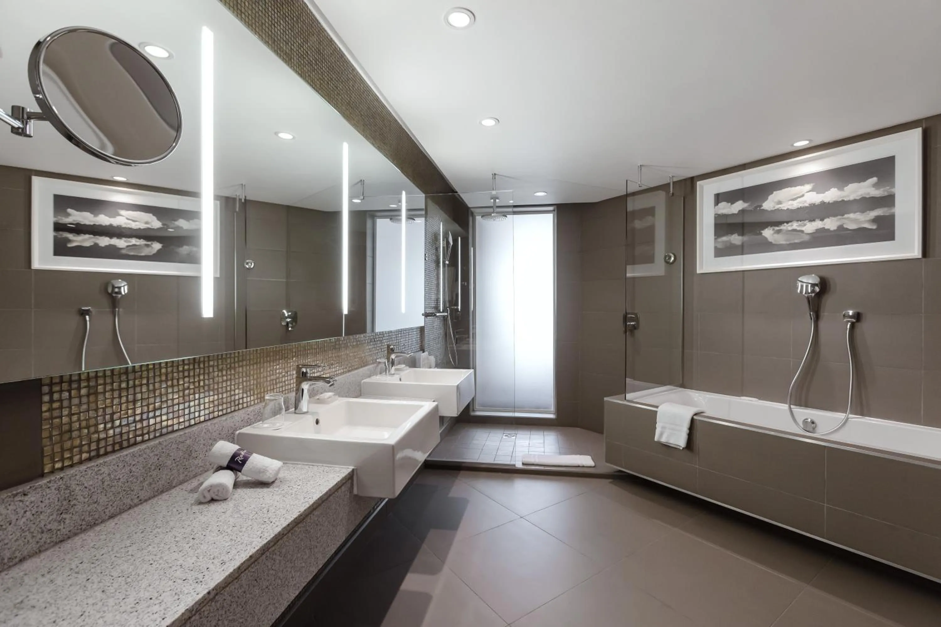 Bathroom in Radisson Blu Okoume Palace Hotel, Libreville