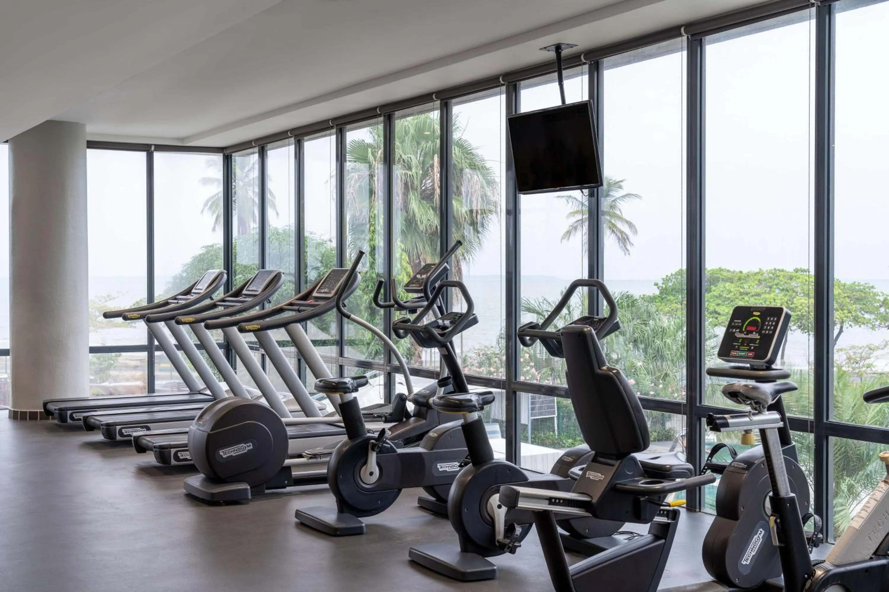 Fitness centre/facilities in Radisson Blu Okoume Palace Hotel, Libreville