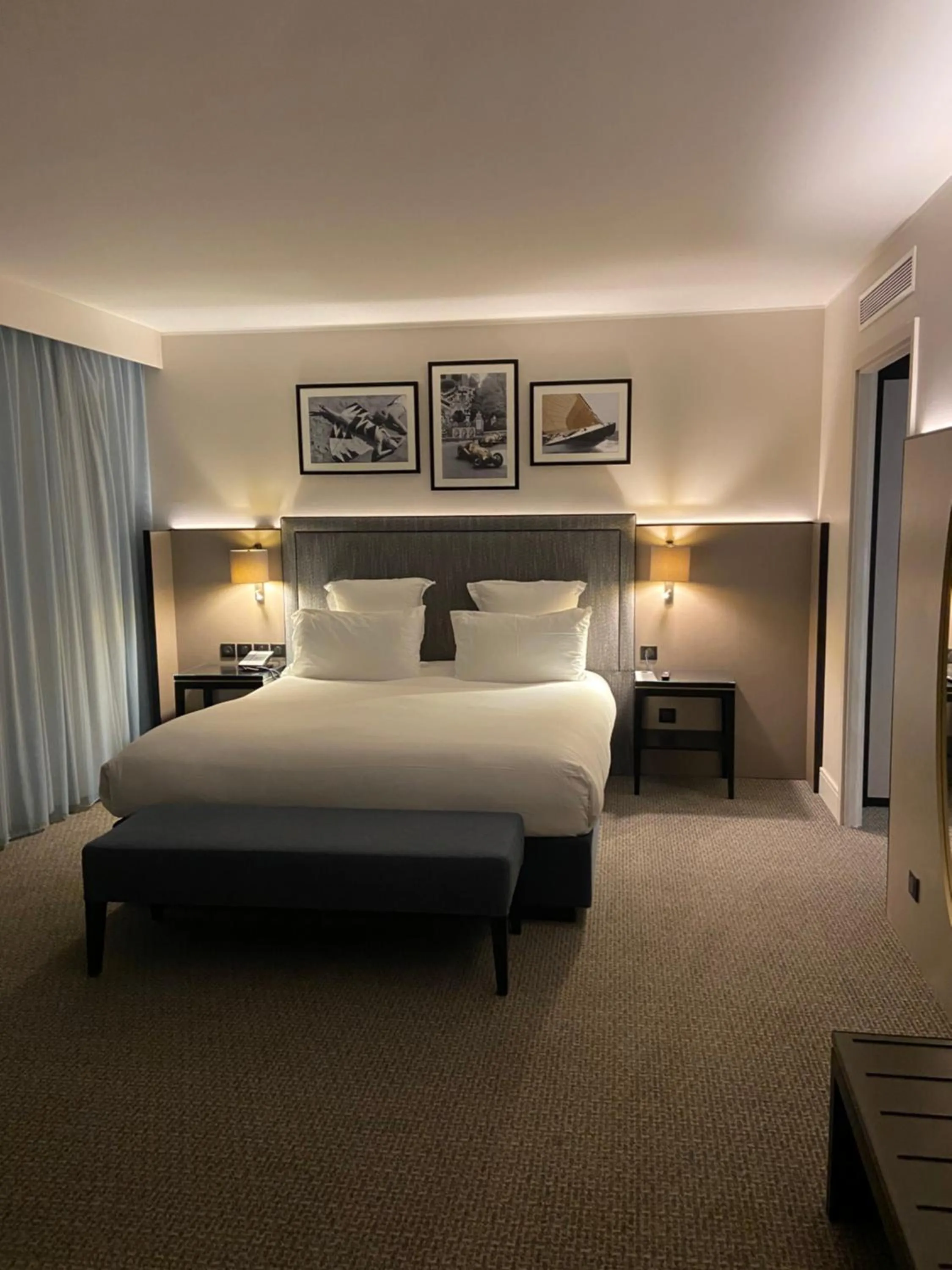 Bed in Columbus Hotel Monte-Carlo, Curio Collection by Hilton