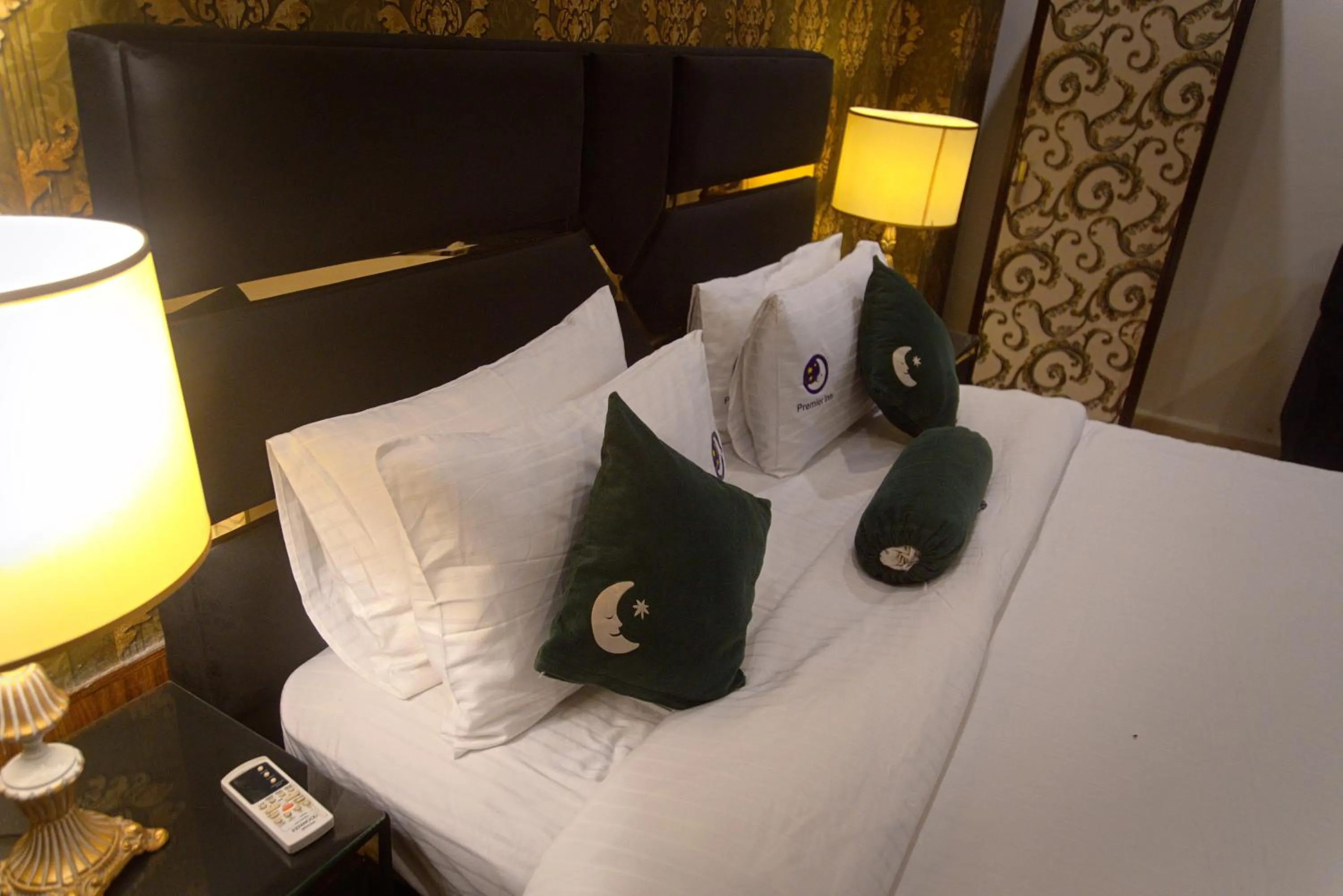 Bed in Premier Inn Johar Town Lahore