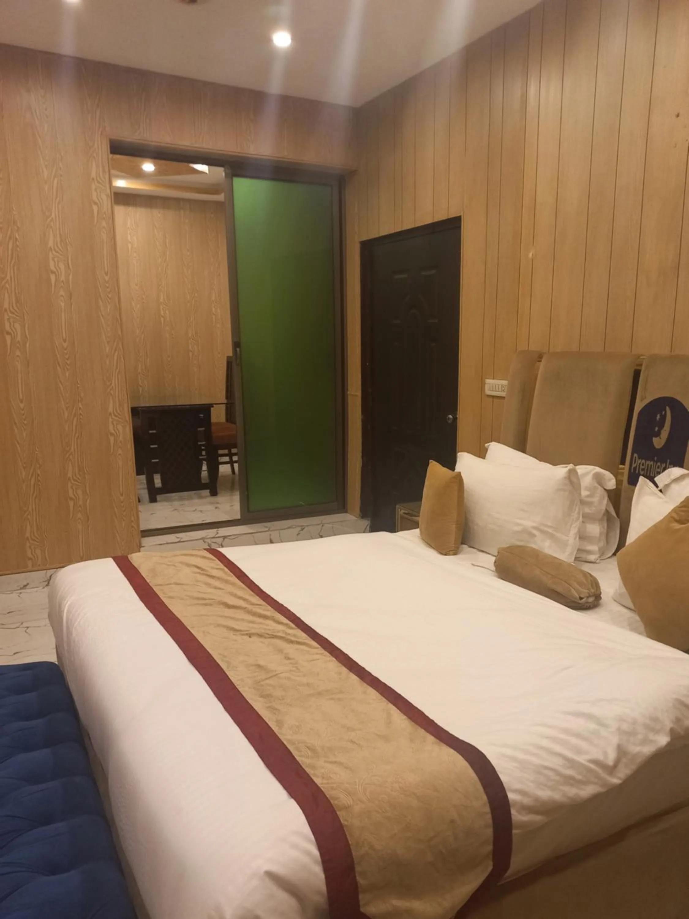 Bed in Premier Inn Johar Town Lahore