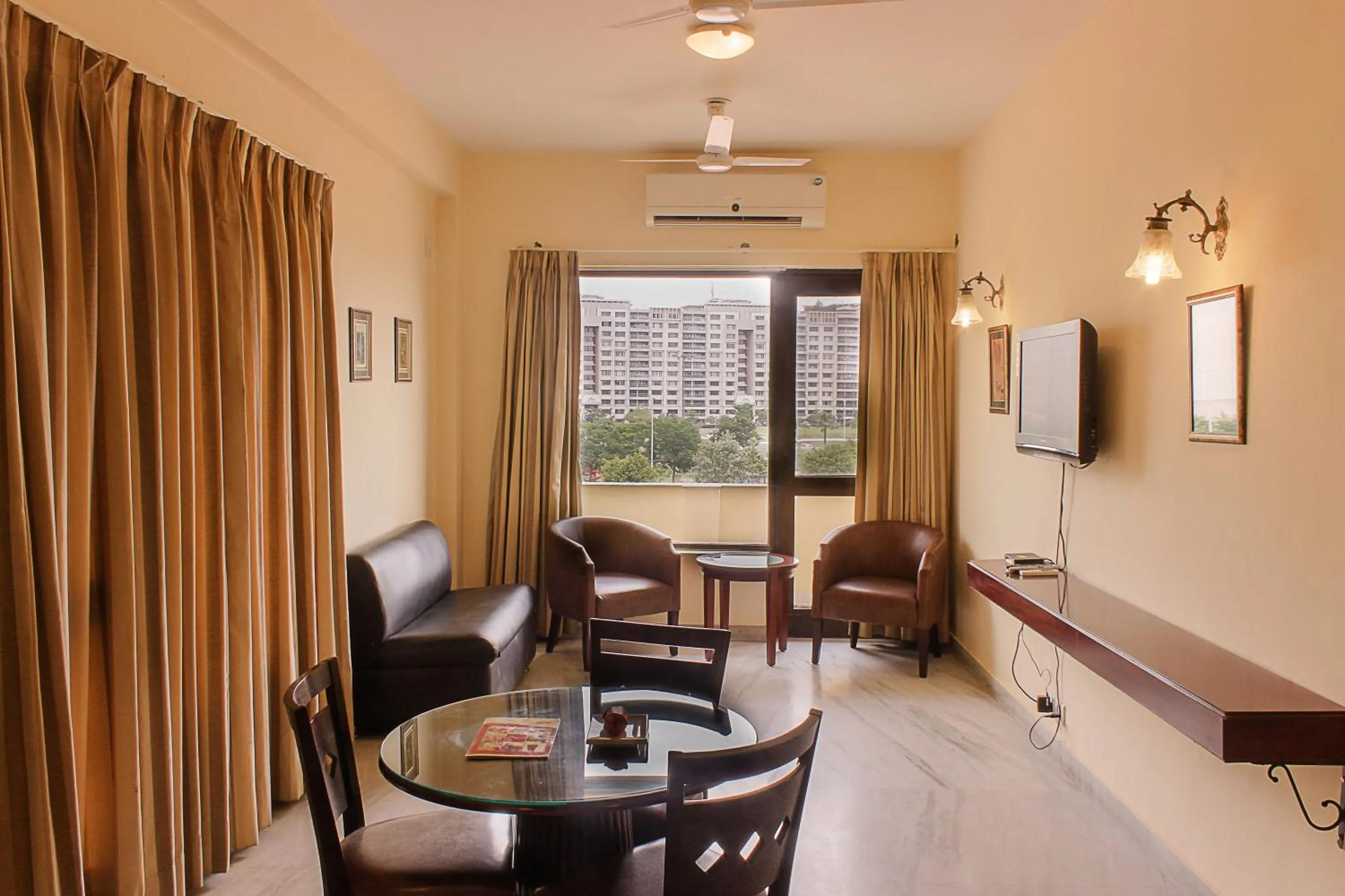 Living room in Enkay Residency V Block-Cyber City