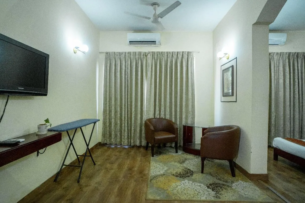 Living room in Enkay Residency V Block-Cyber City