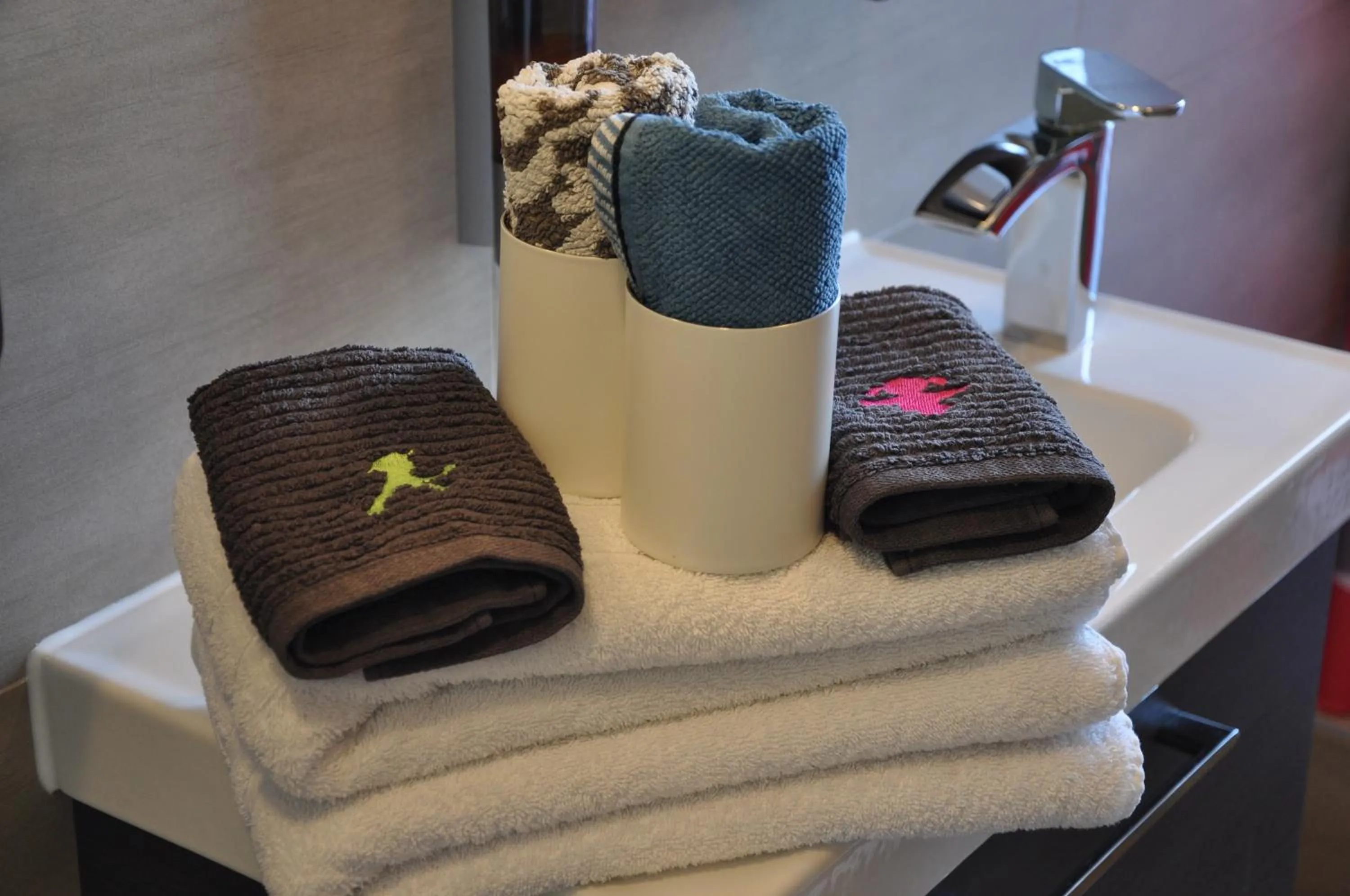 Bathroom in Frankfurt Bed & Breakfast