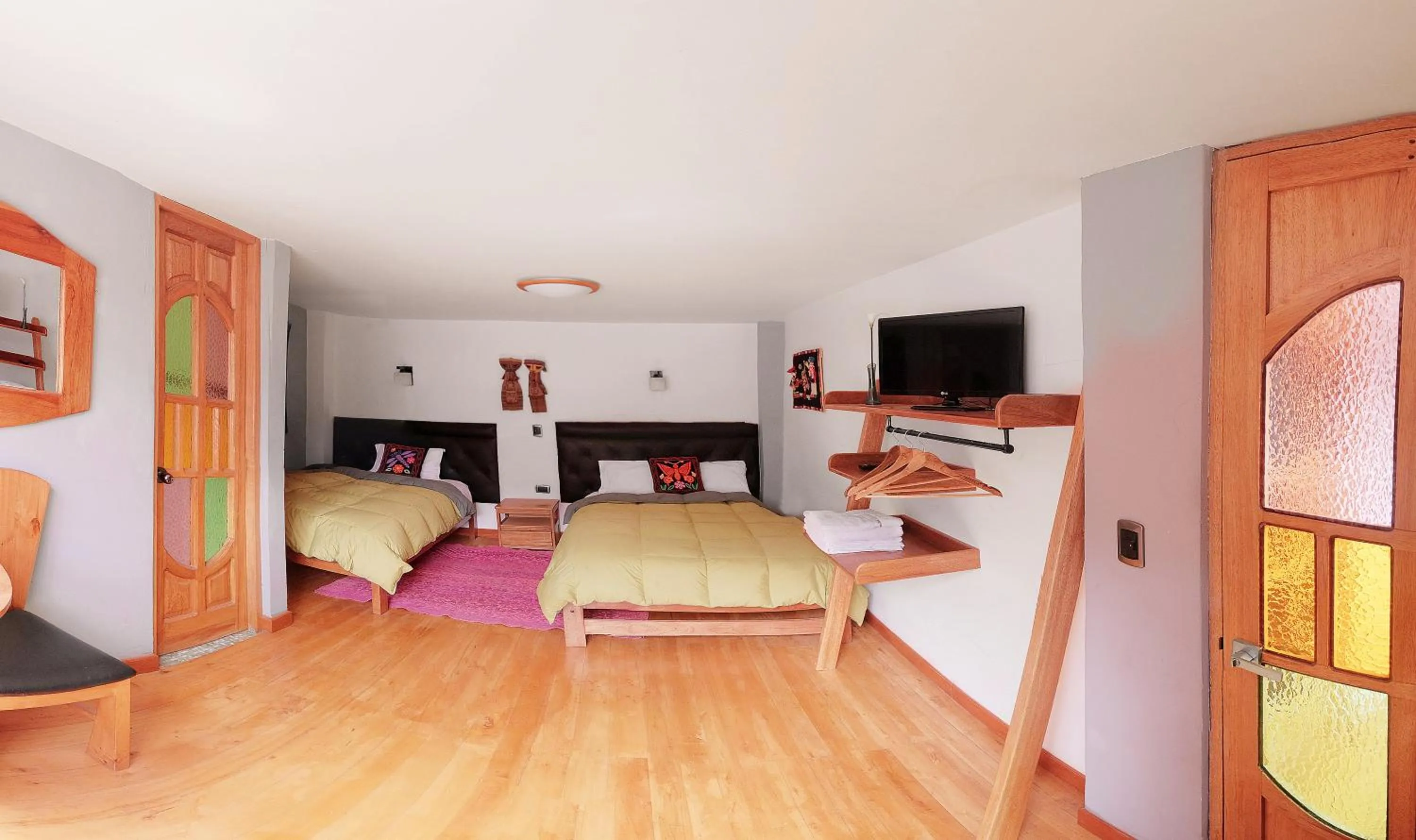 Bed in Hotel Inka King