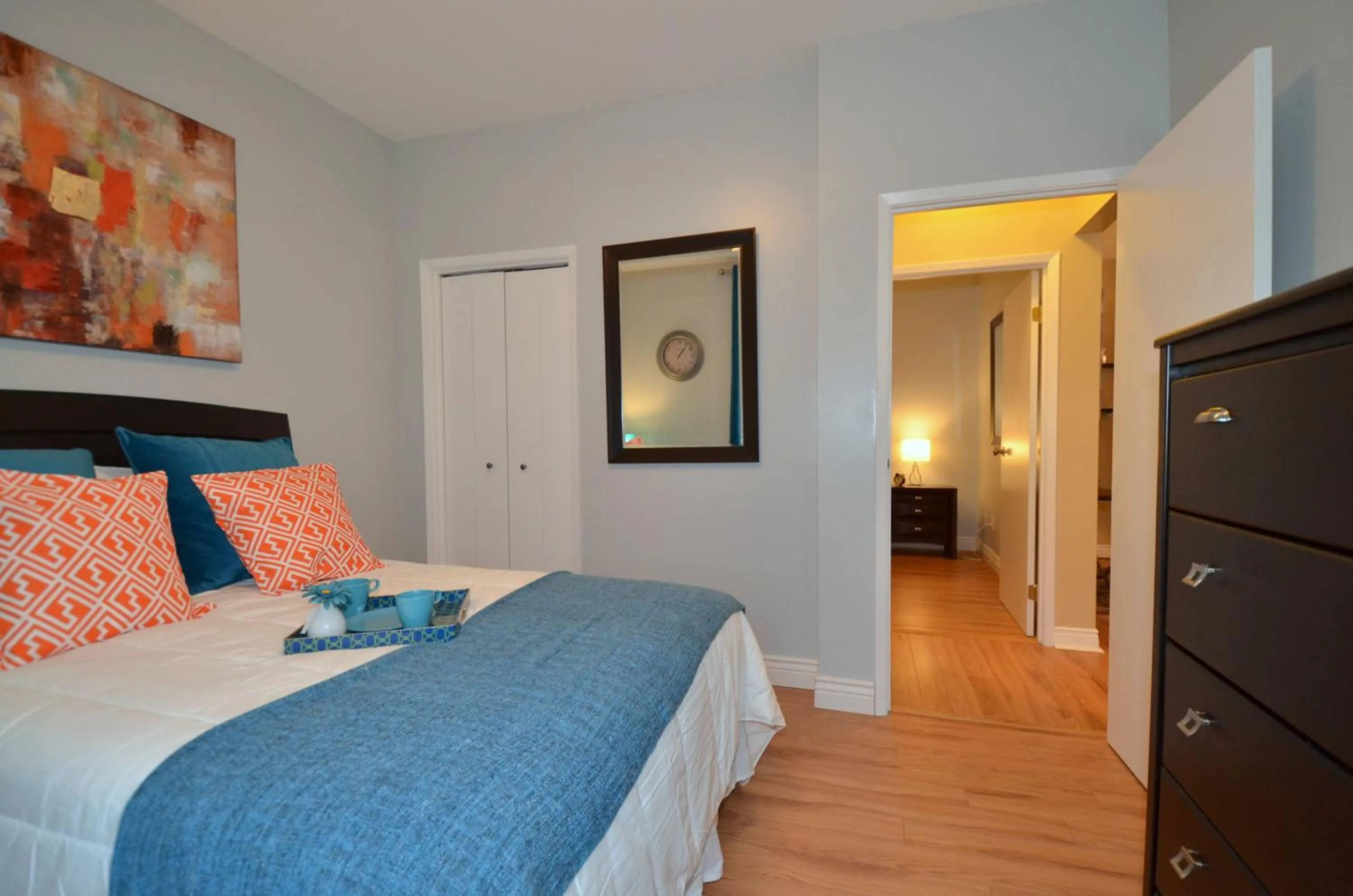 Bedroom, Bed in The SoMa Furnished Residences